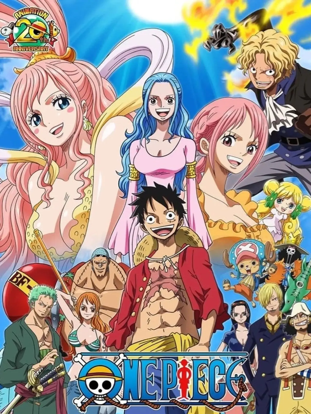 Movie poster "One Piece Dr. Chopper no Bouken Karte: Chichi to Musume no Ballad"
