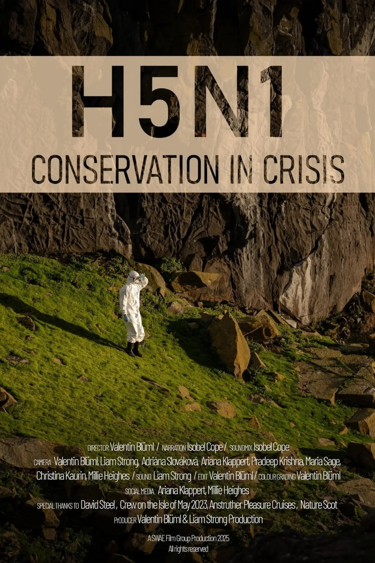 Movie poster "H5N1: Conservation in Crisis"