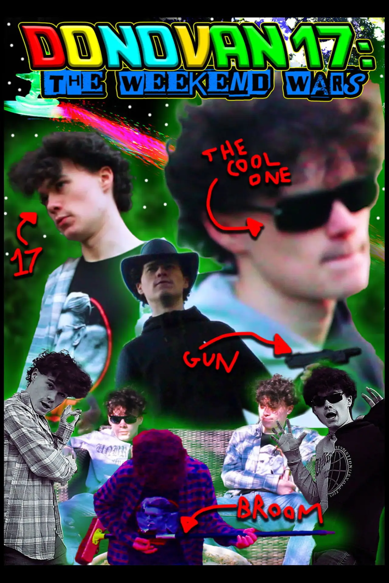 Movie poster "DONOVAN 17: THE WEEKEND WARS"