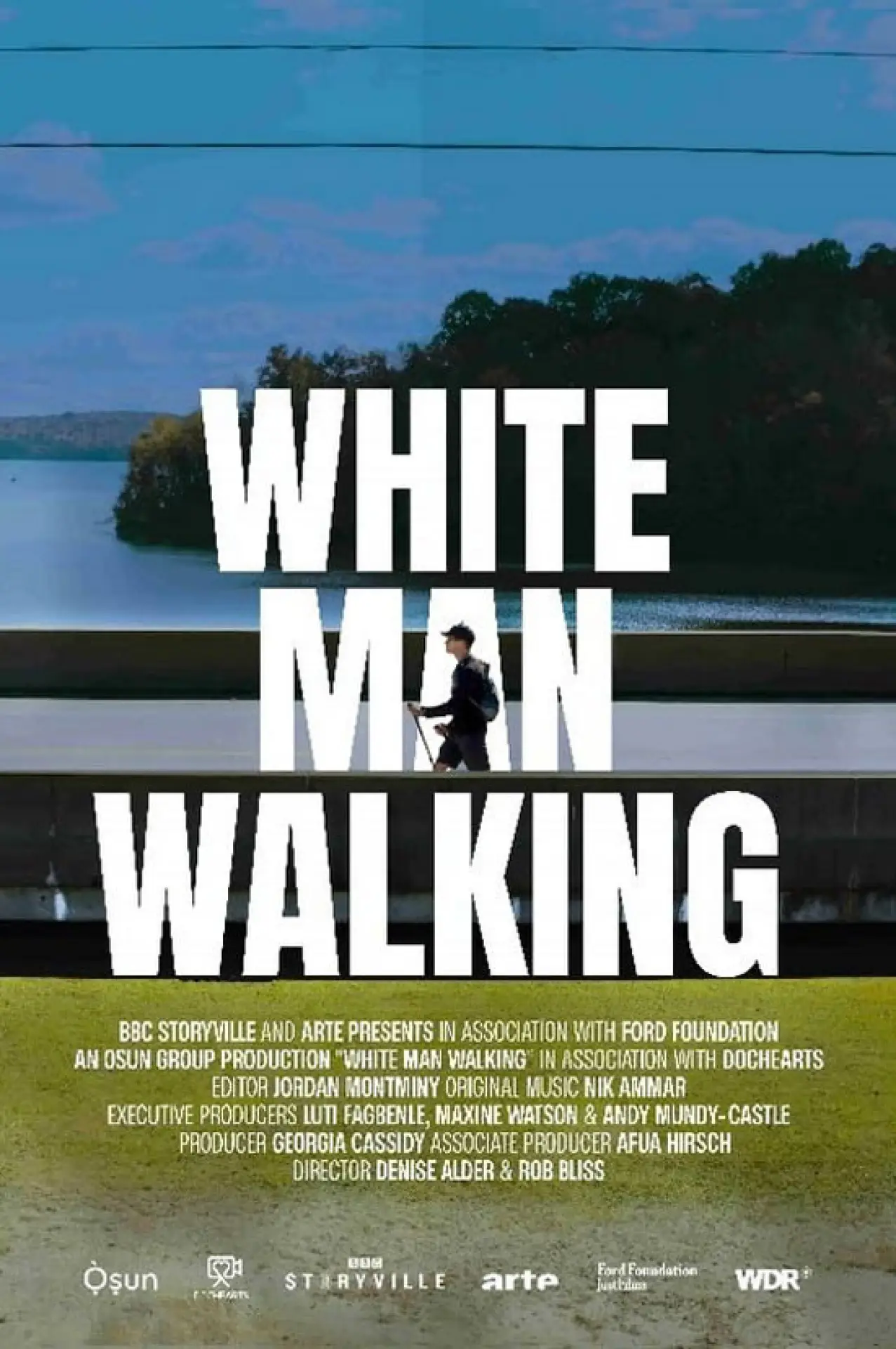 Movie poster "White Man Walking"