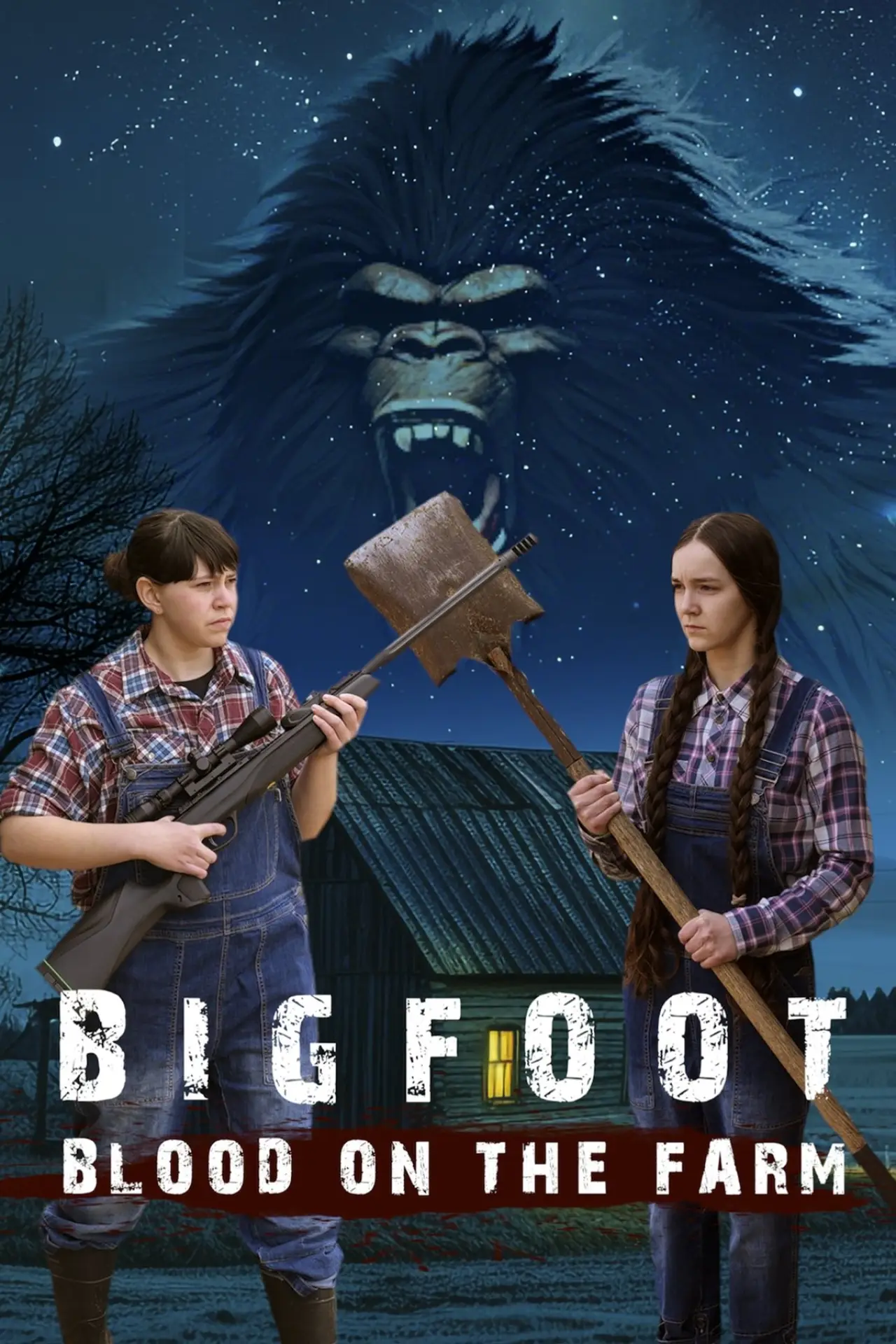 Movie poster "Bigfoot: Blood on the Farm"