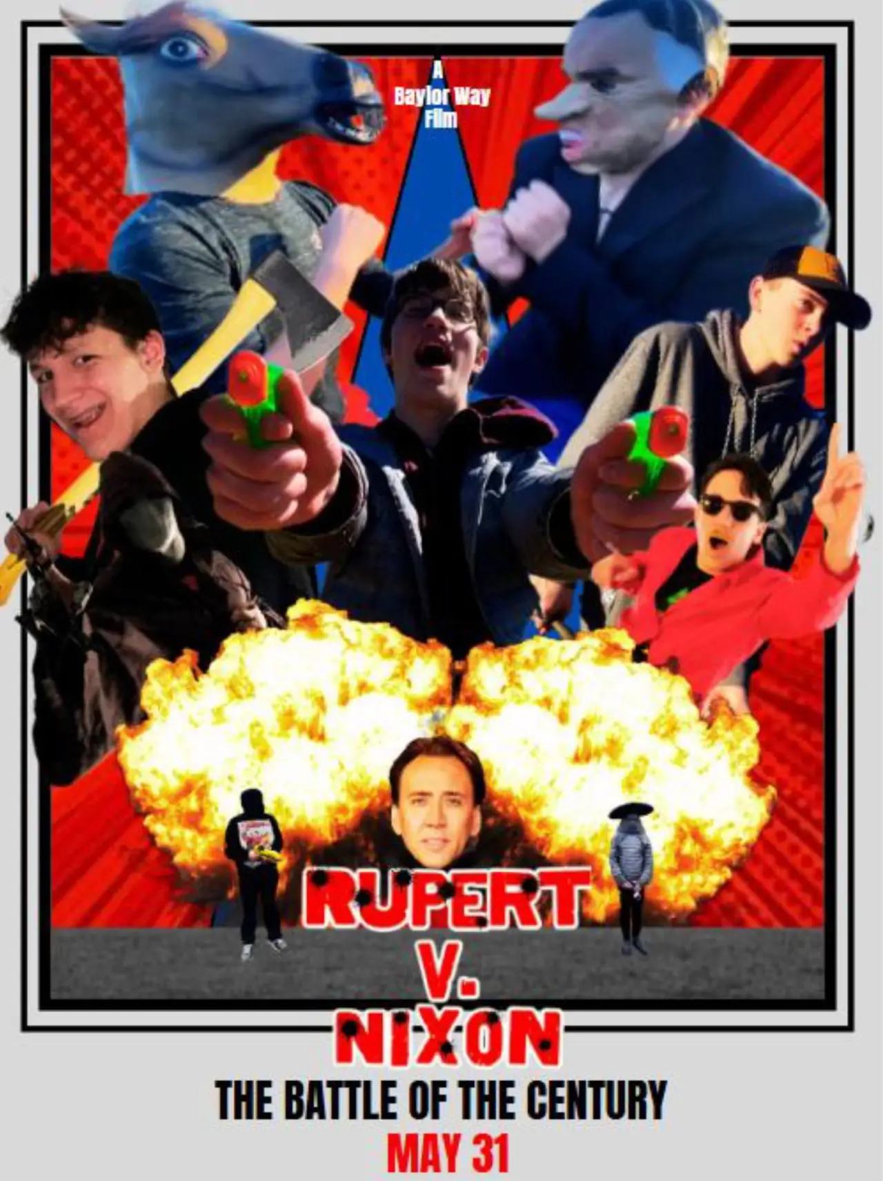 Movie poster "Rupert V Nixon"