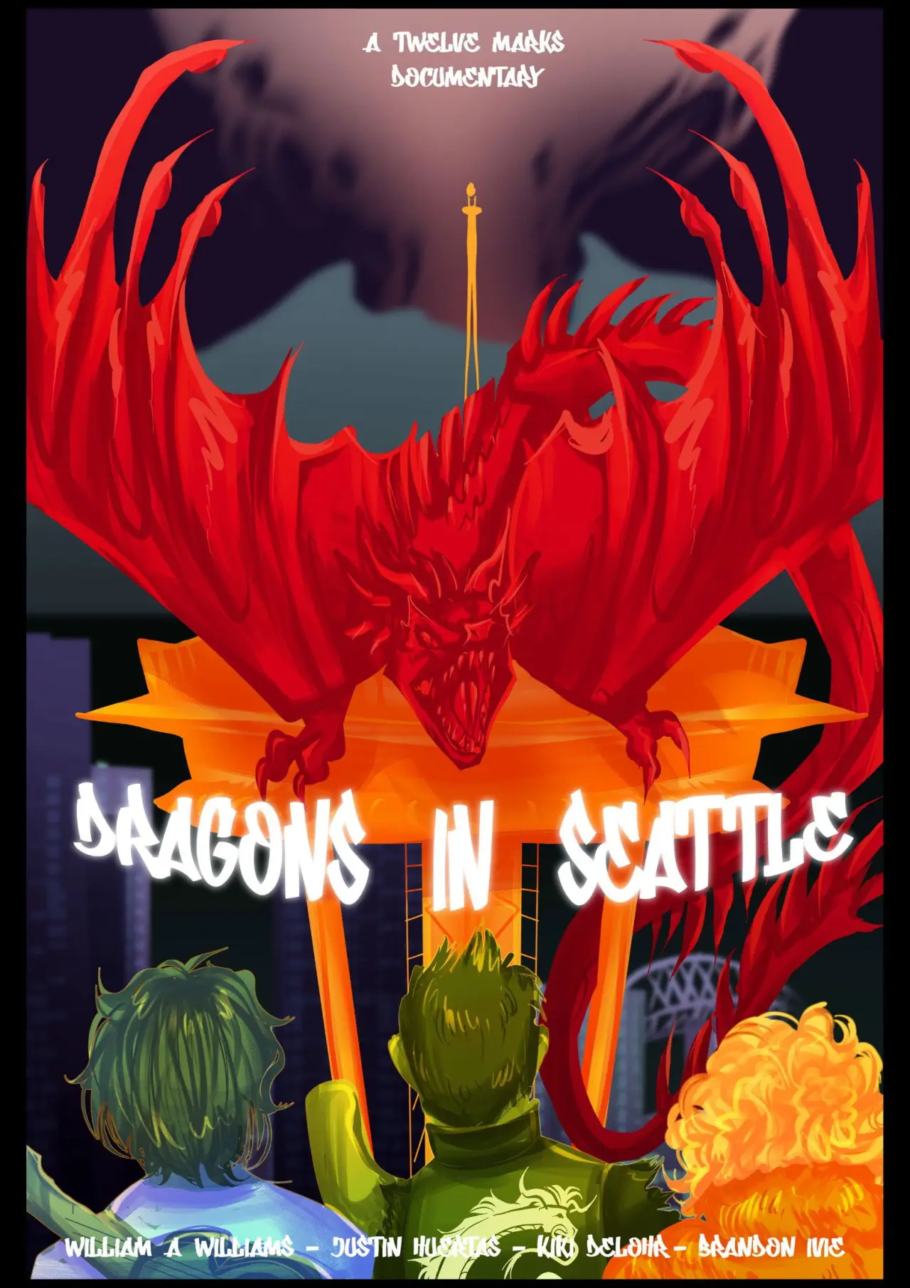 Movie poster "Dragons In Seattle"