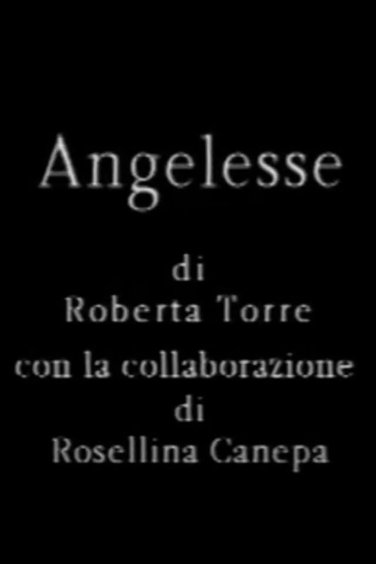 Movie poster "Angelesse"
