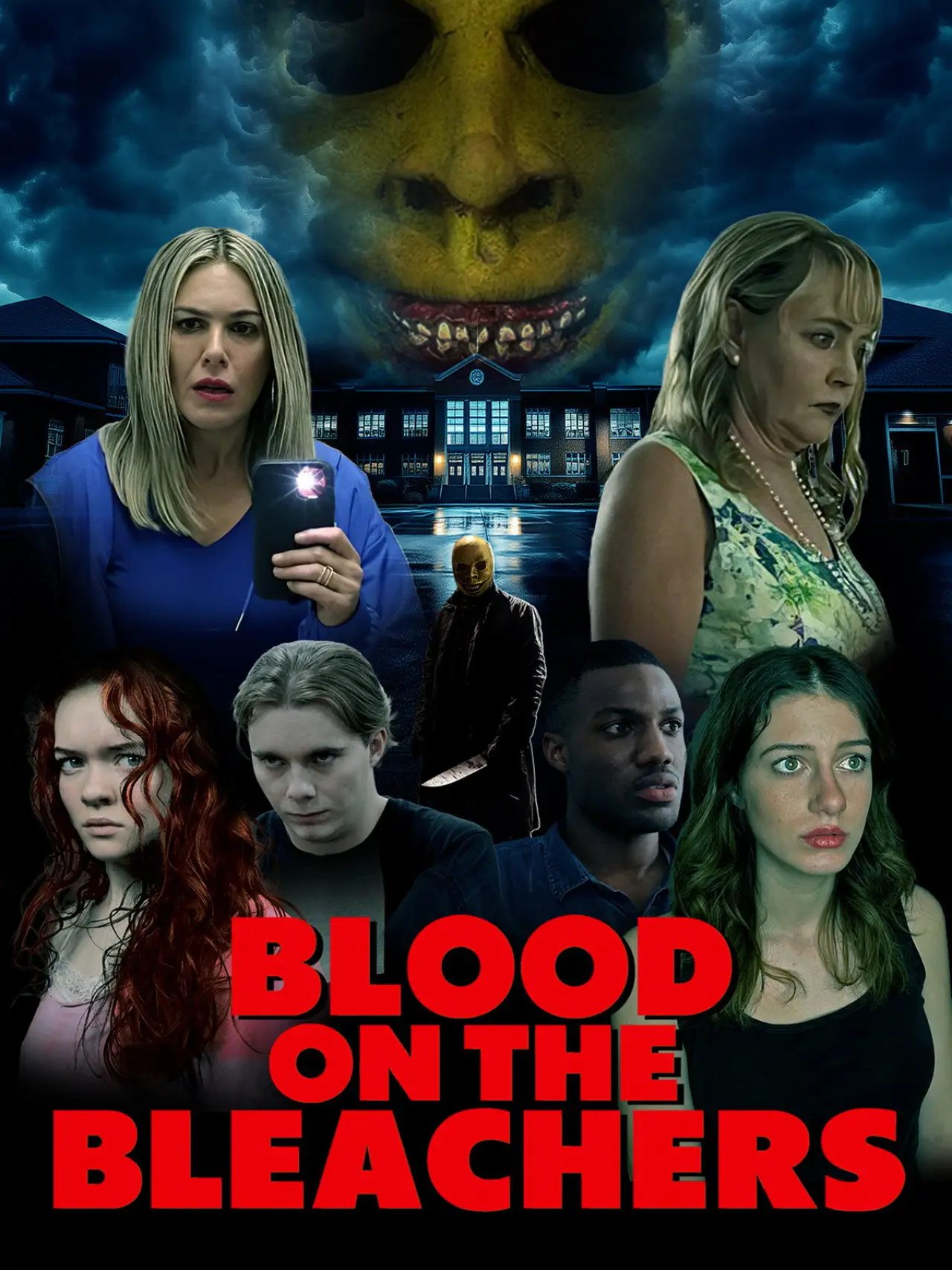 Movie poster "Blood on the Bleachers"