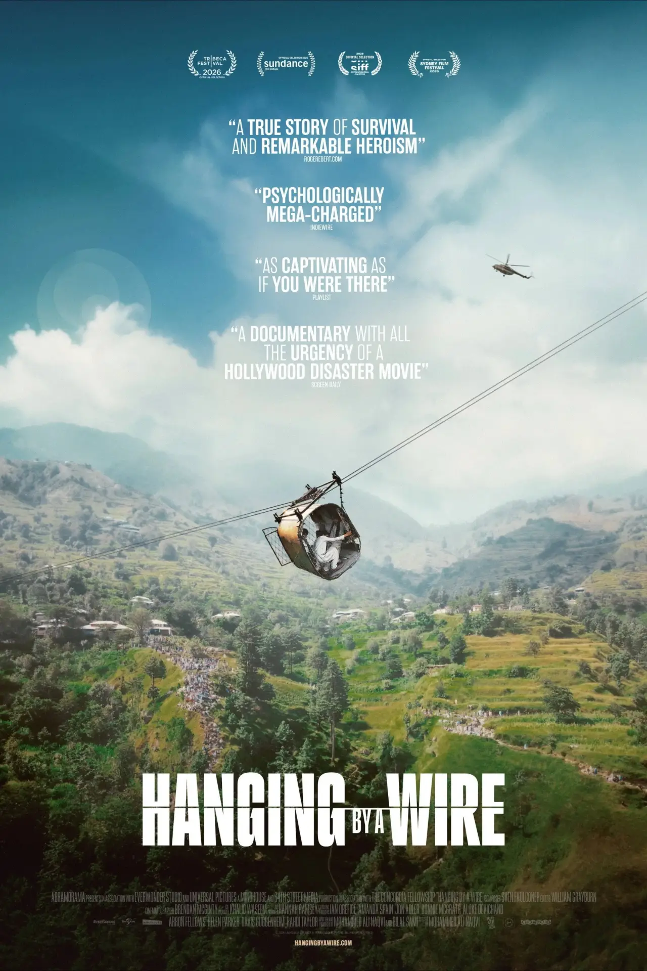 Movie poster "Hanging by a Wire"