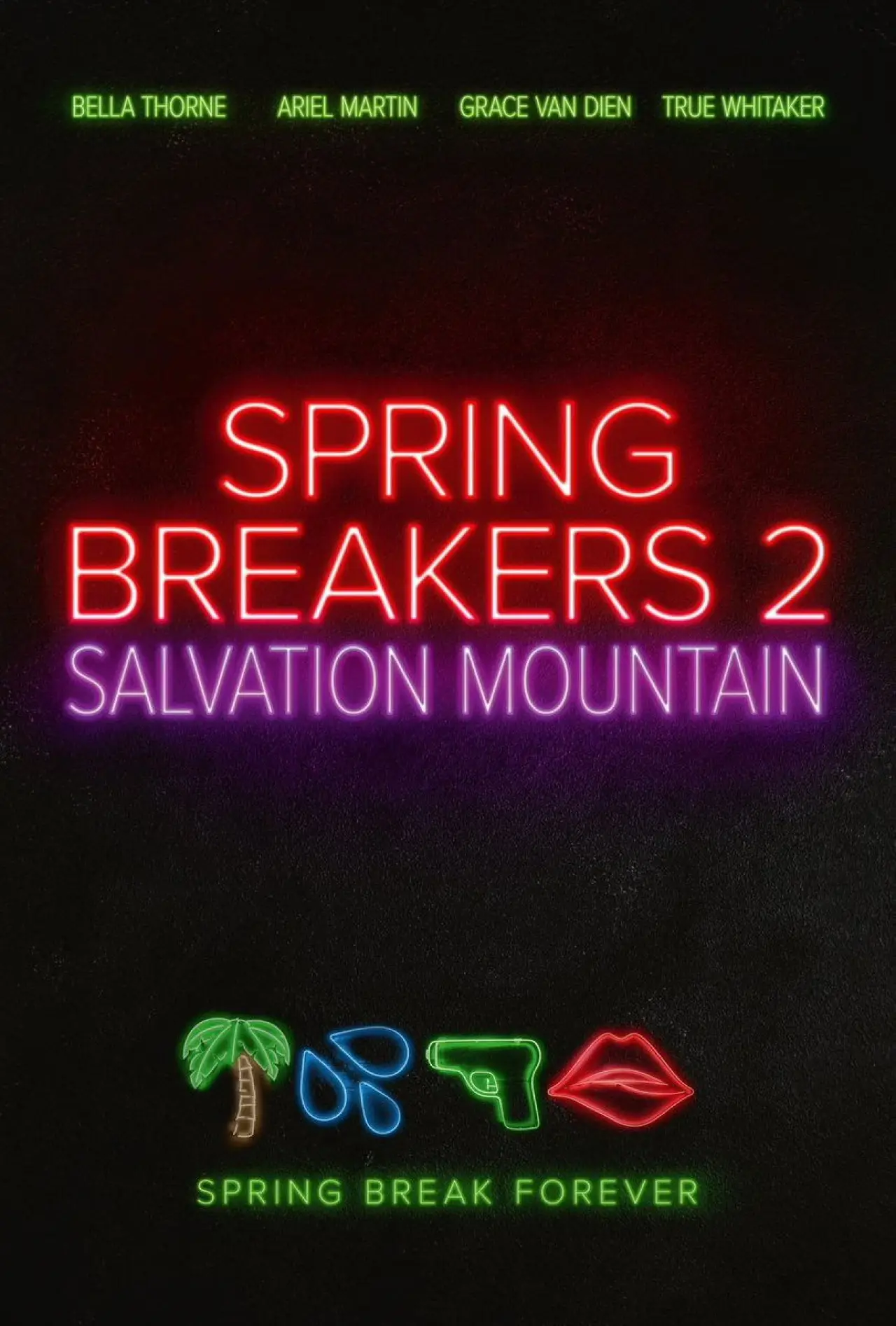 Movie poster "Spring Breakers: Salvation Mountain"