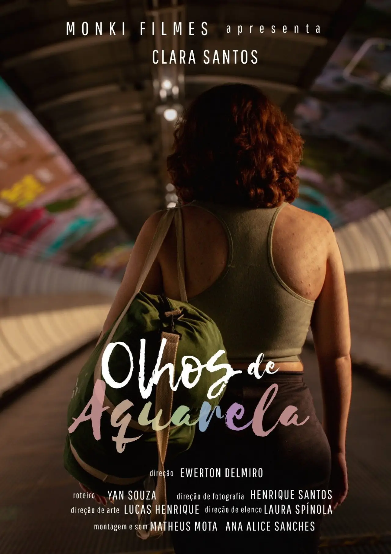 Movie poster "Olhos de Aquarela"