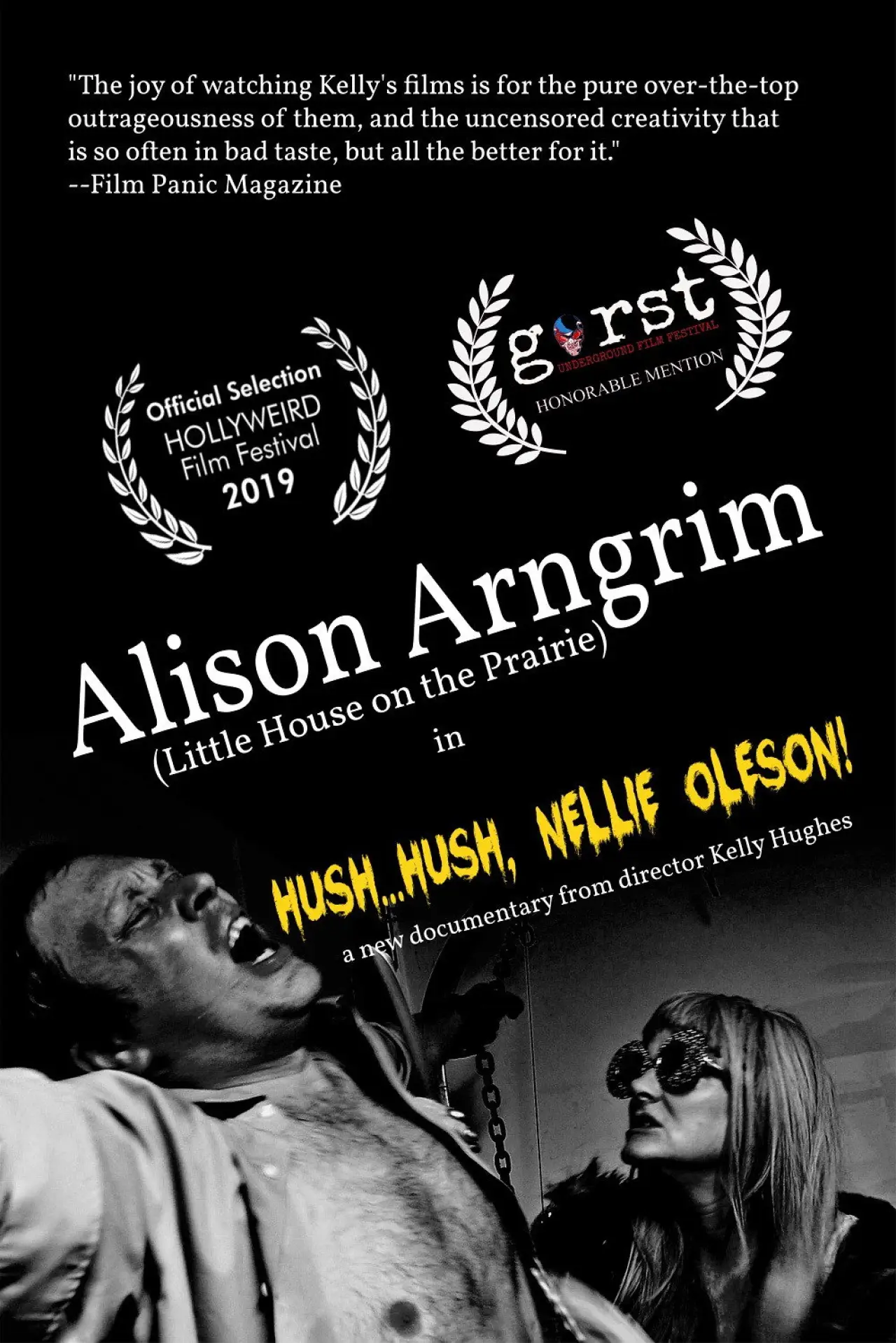 Movie poster "Hush...Hush, Nellie Oleson!"