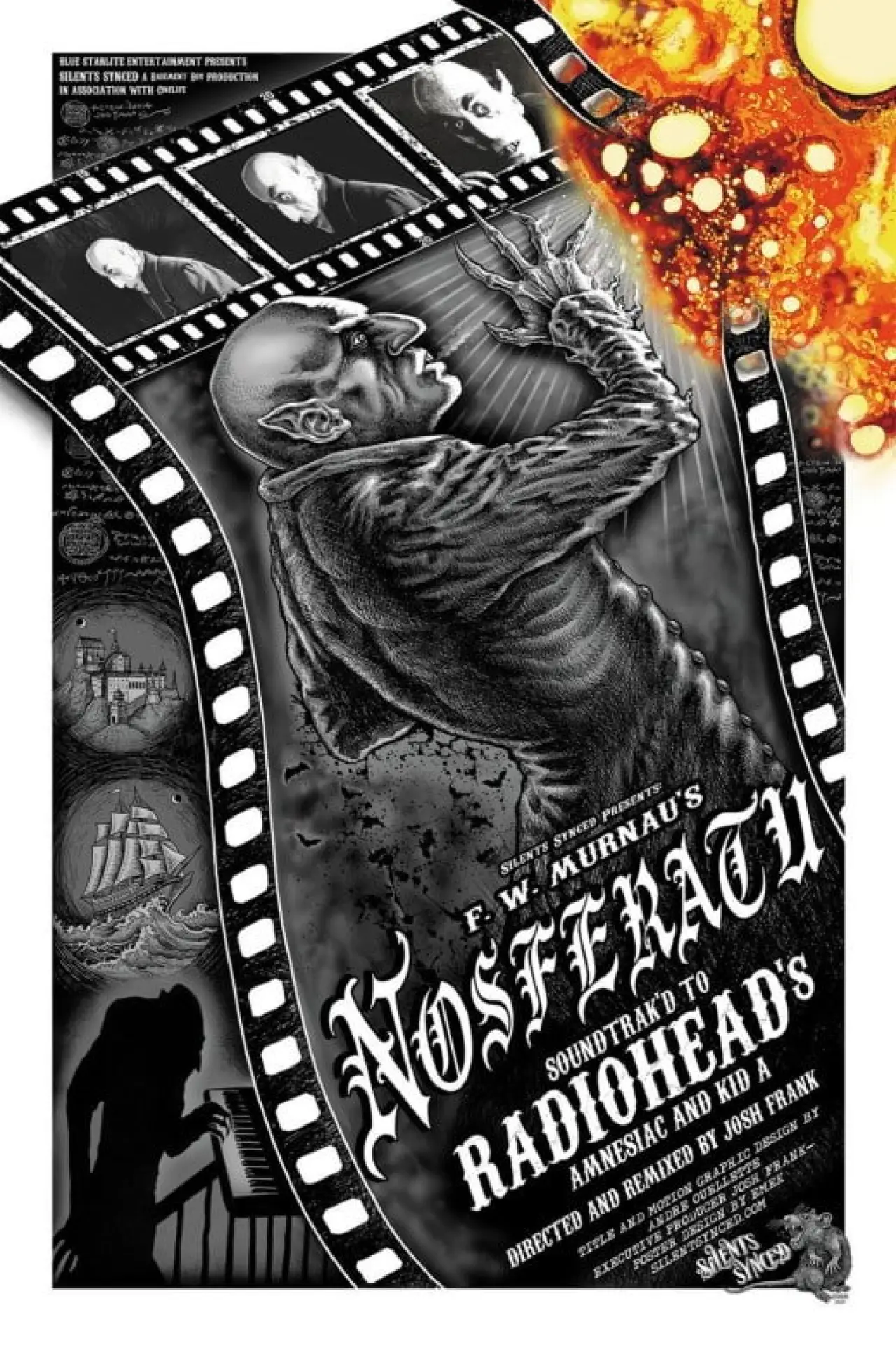Movie poster "Radiohead X Nosferatu: A Symphony of Horror"