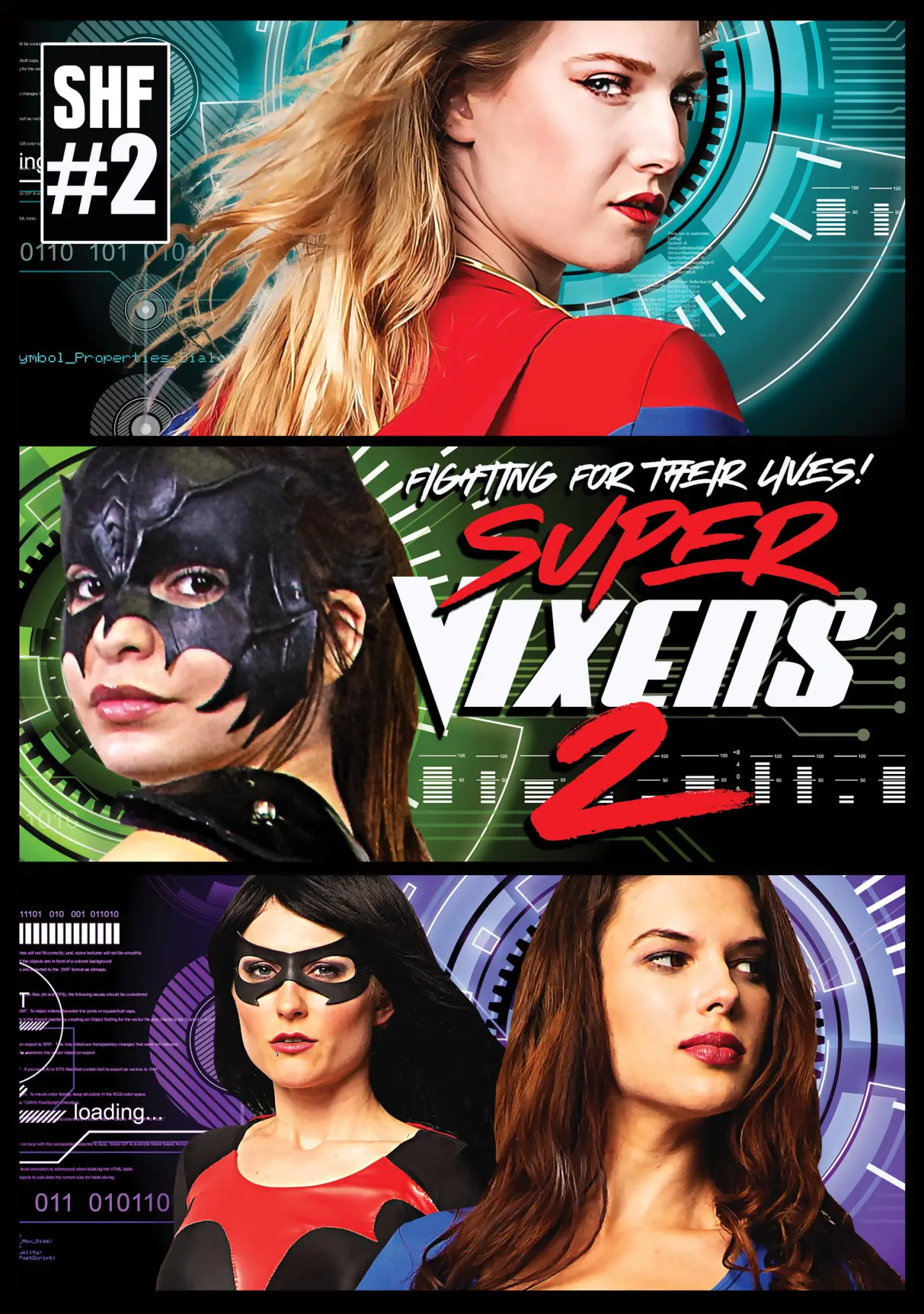 Movie poster "Super Vixens 2"