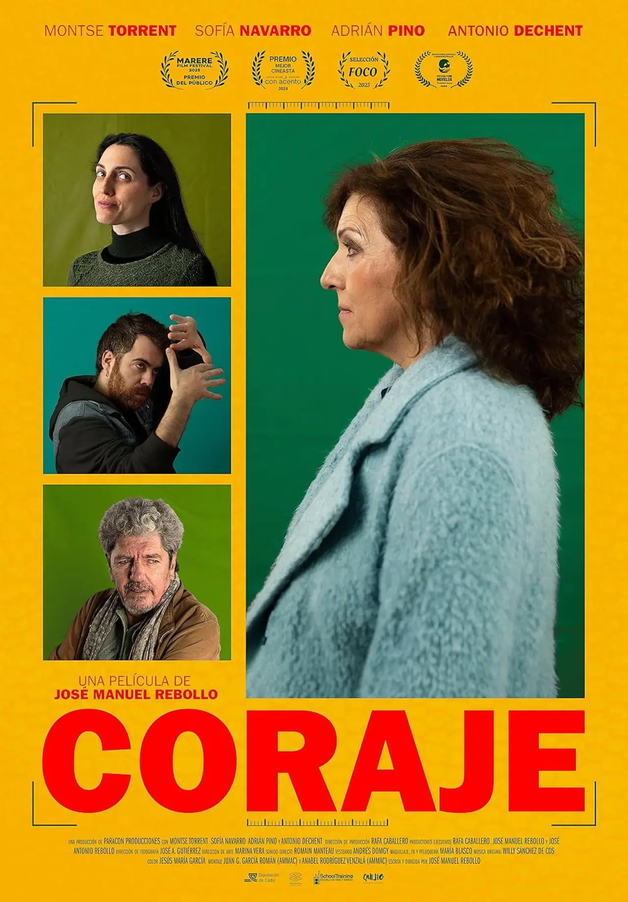 Movie poster "Coraje"