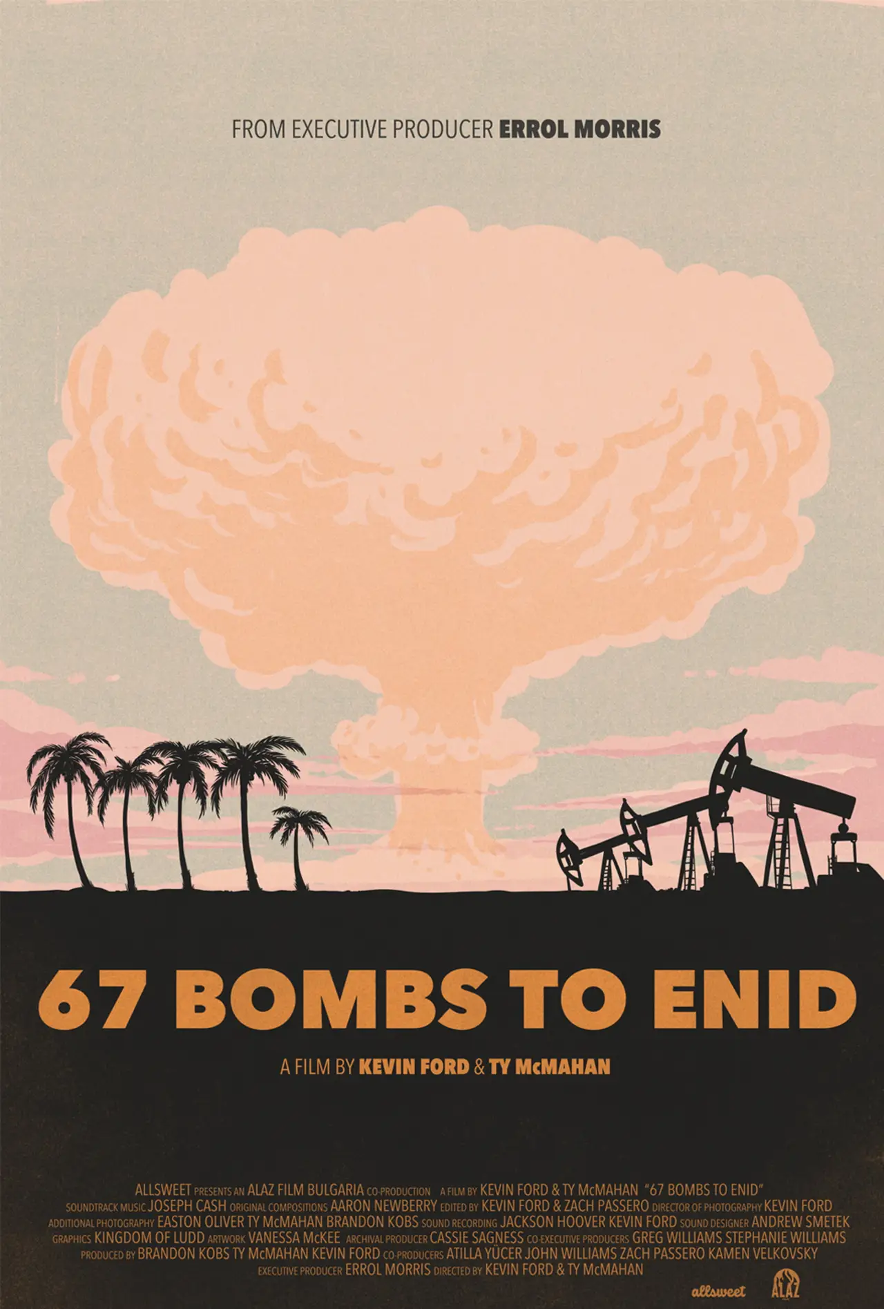 Movie poster "67 Bombs to Enid"