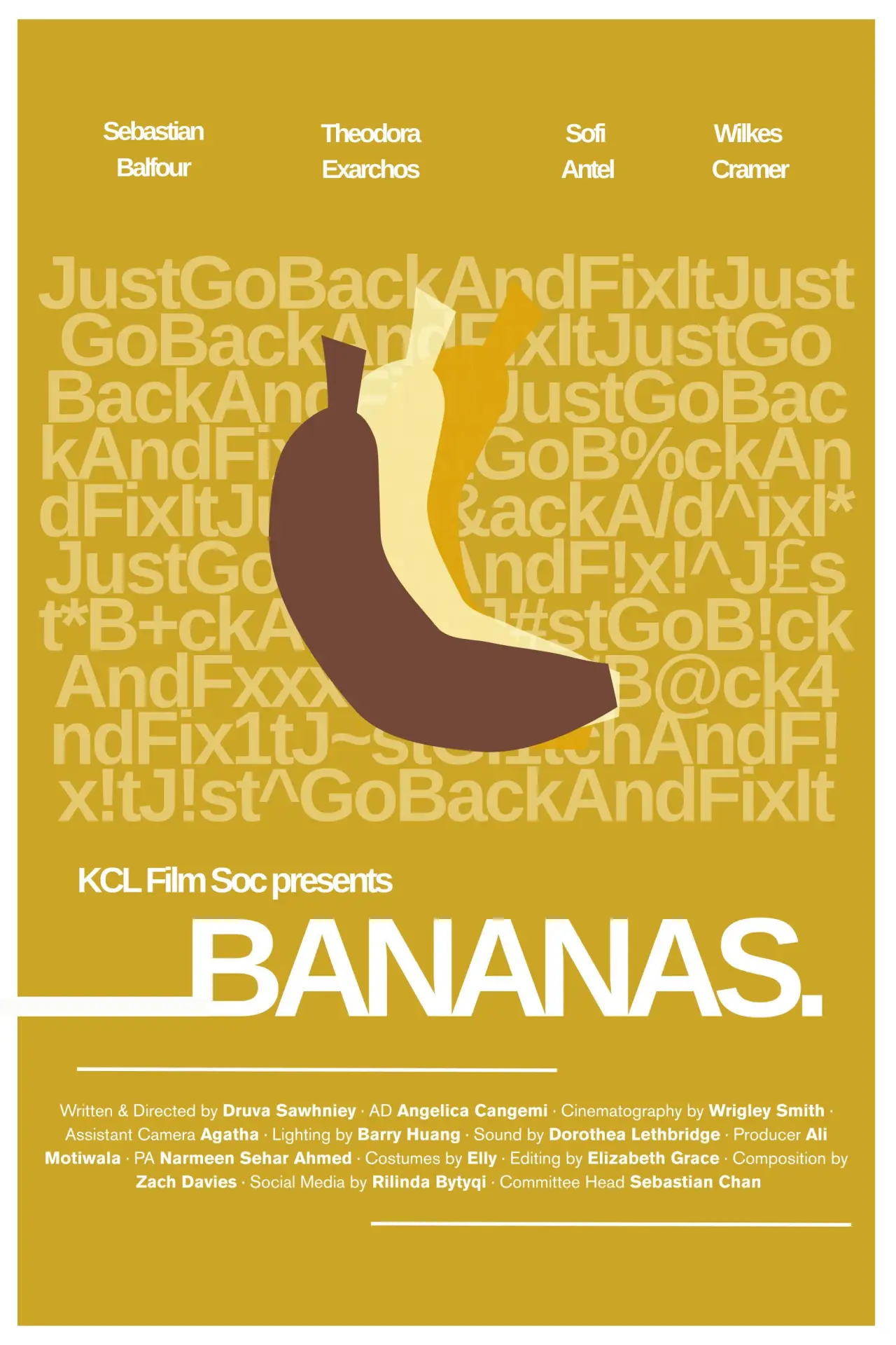 Movie poster "Bananas"