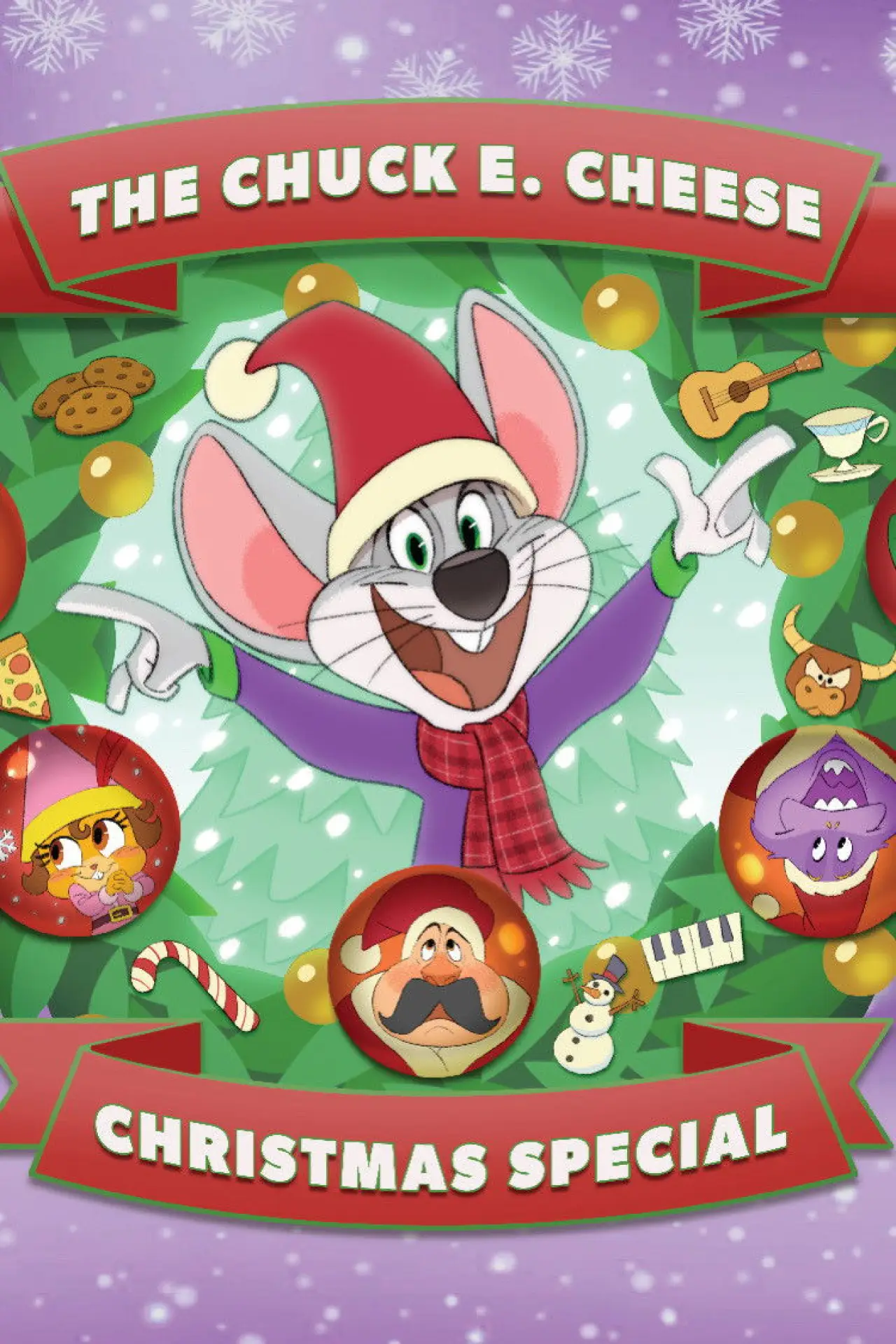 Movie poster "A Chuck E. Cheese Christmas"
