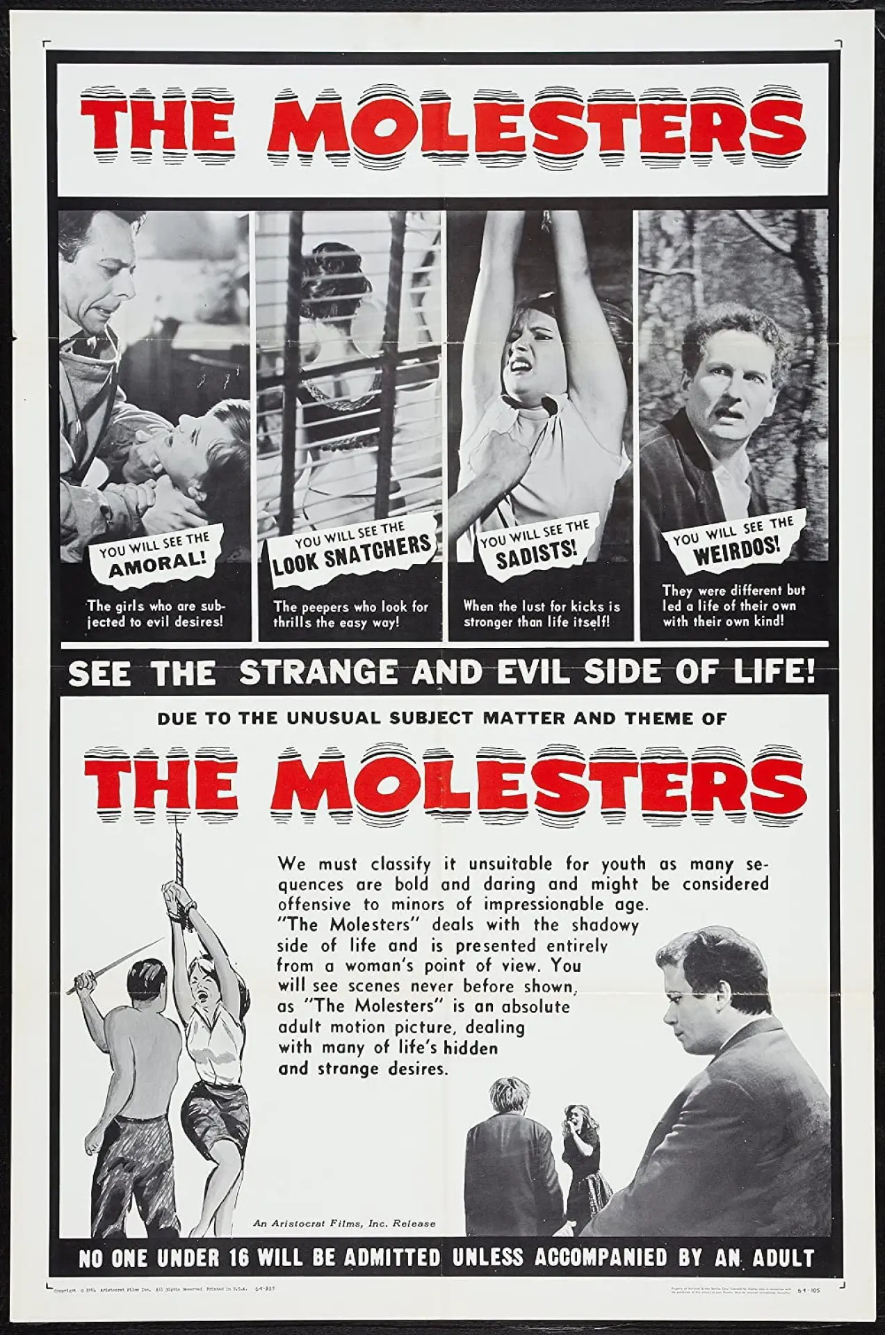 Movie poster "The Molesters"