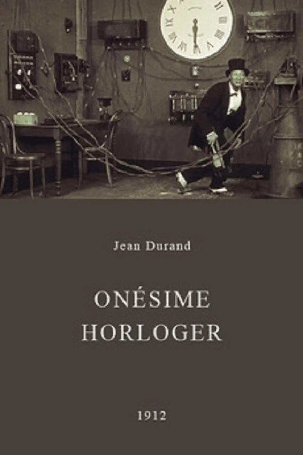 Movie poster "Onesime, Clockmaker"