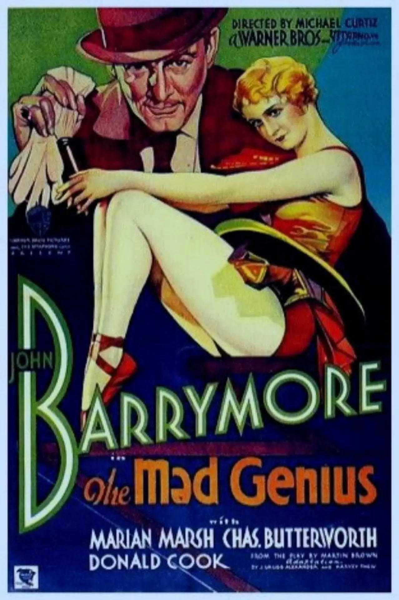 Movie poster "The Mad Genius"