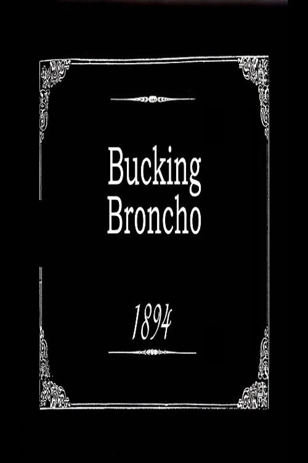 Movie poster "Bucking Broncho"