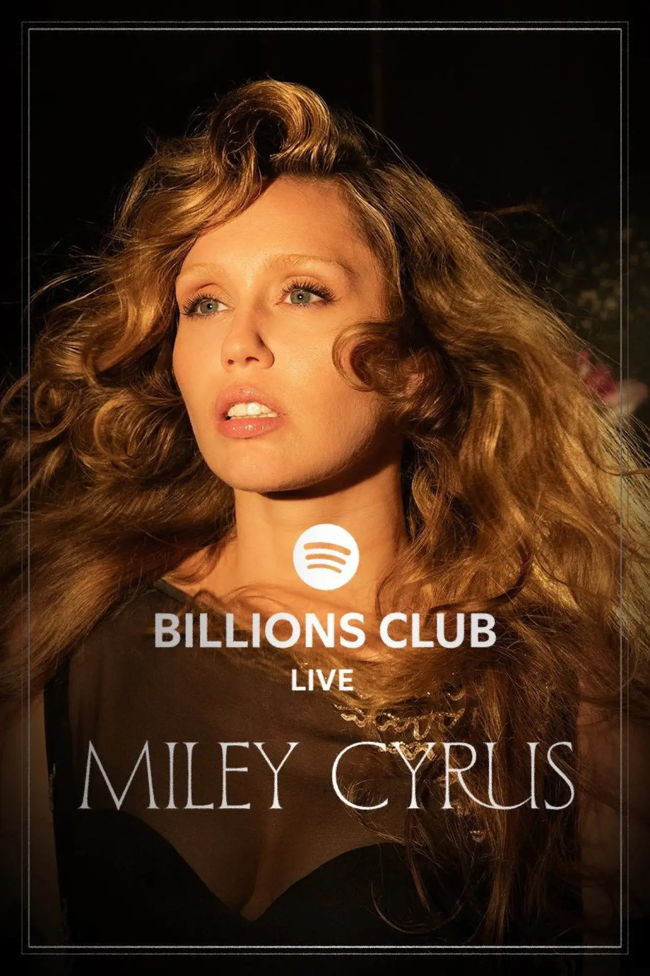 Movie poster "Billions Club Live with Miley Cyrus: A Concert Film"