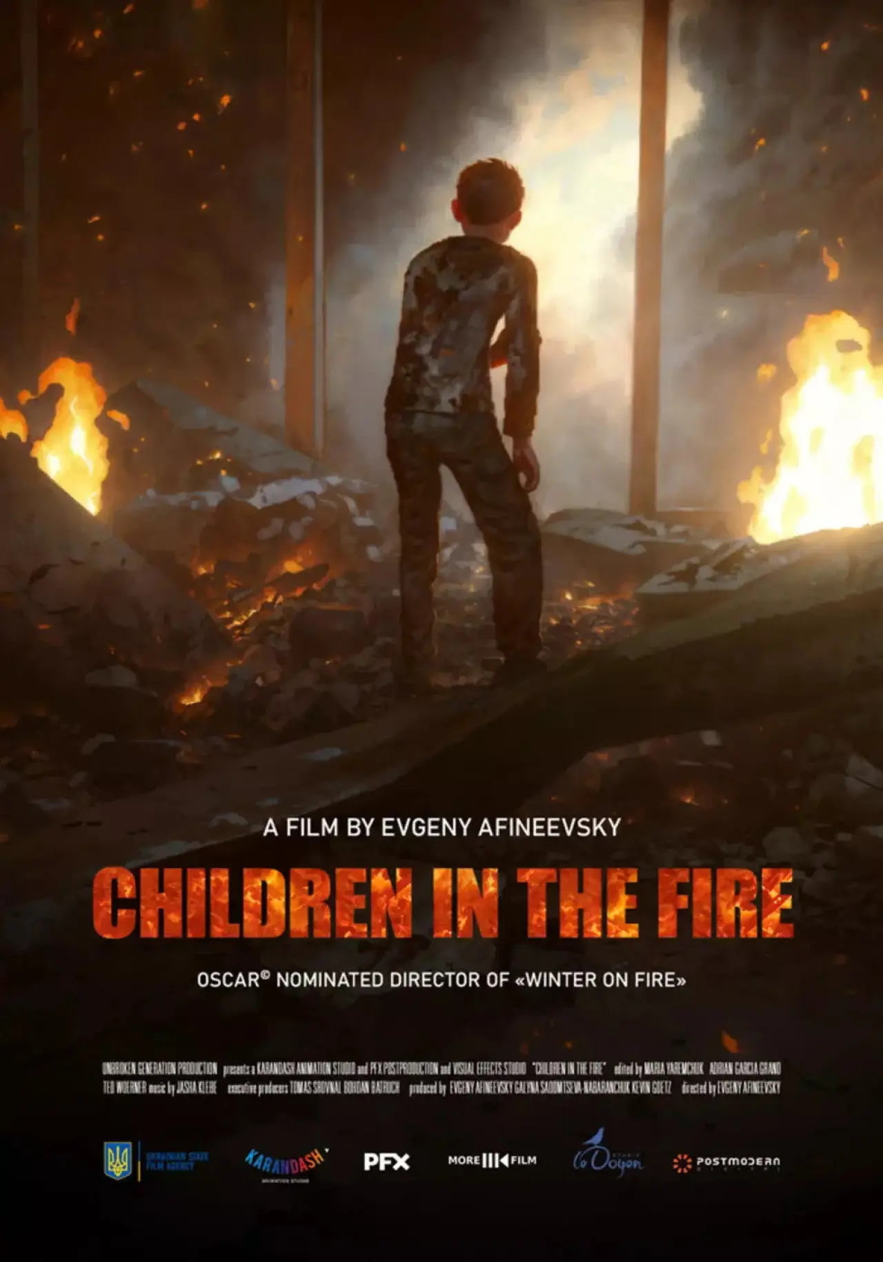 Movie poster "Children in the Fire"