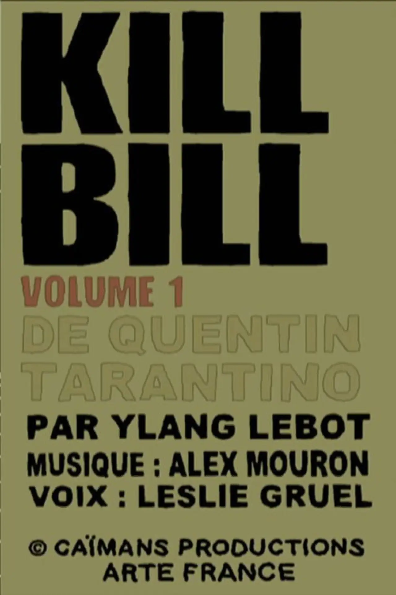 Movie poster "Short Cuts : KILL BILL VOL.1"
