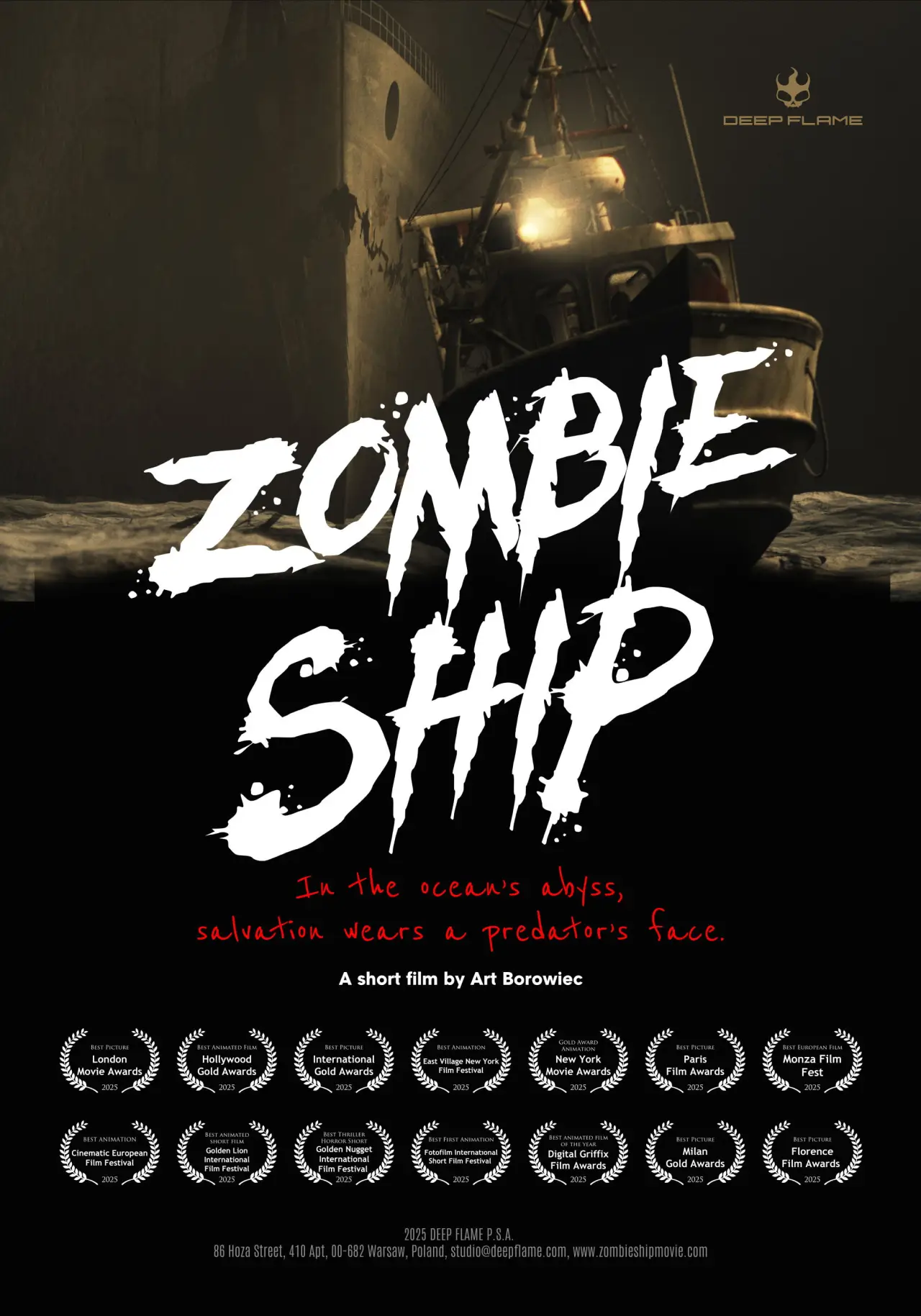 Movie poster "Zombie Ship"