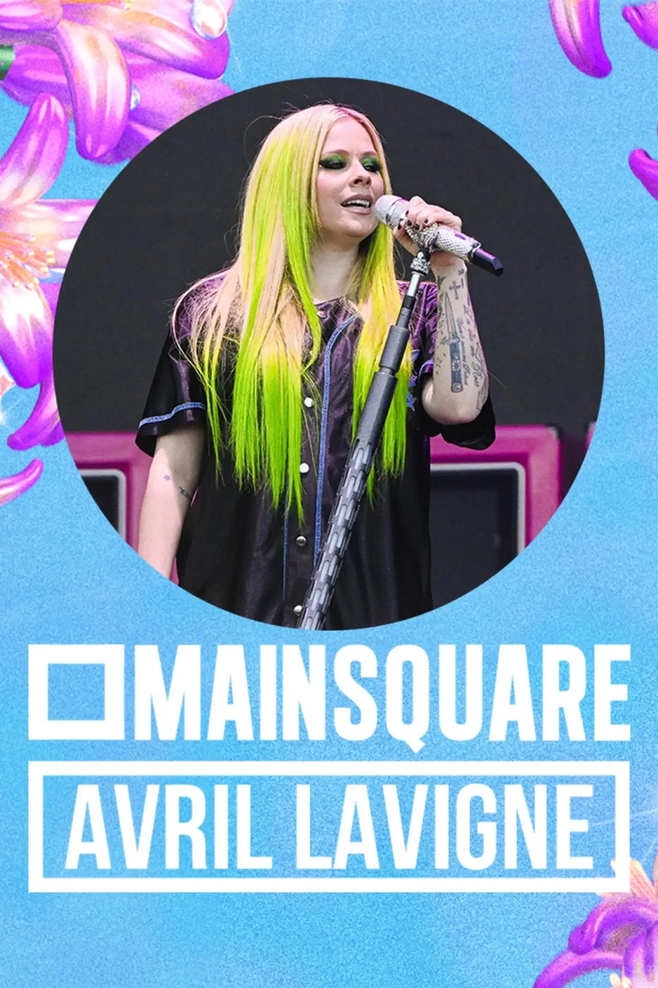 Movie poster "Avril Lavigne Live at Main Square Festival"
