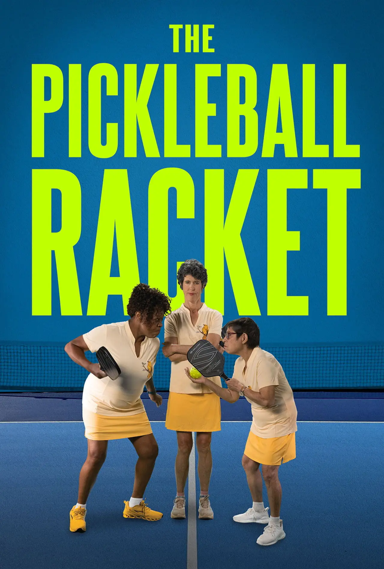 Movie poster "The Pickleball Racket"