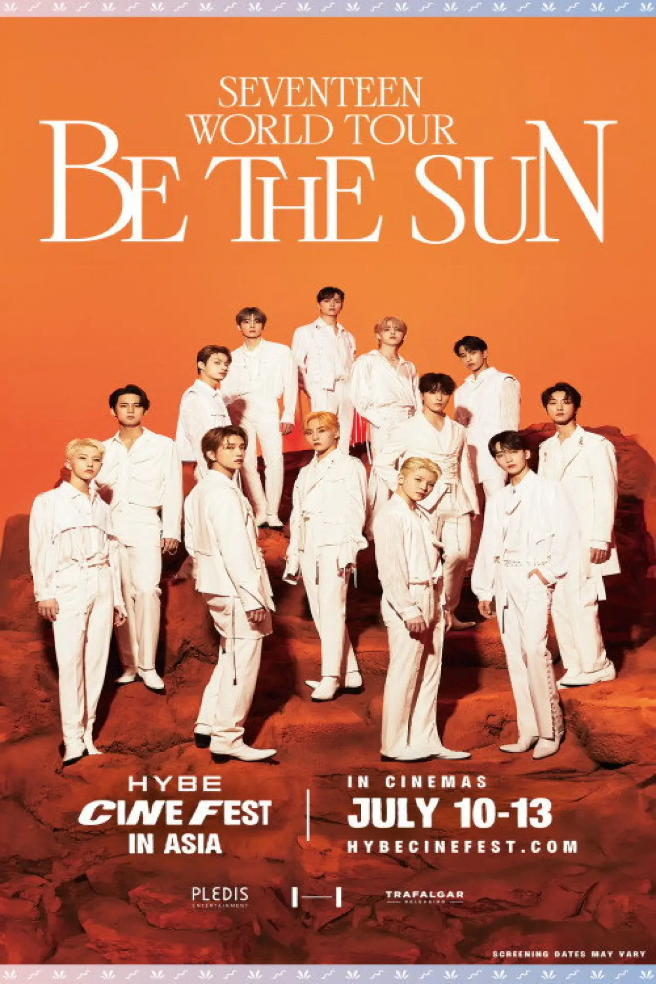 Movie poster "SEVENTEEN WORLD TOUR [BE THE SUN]"