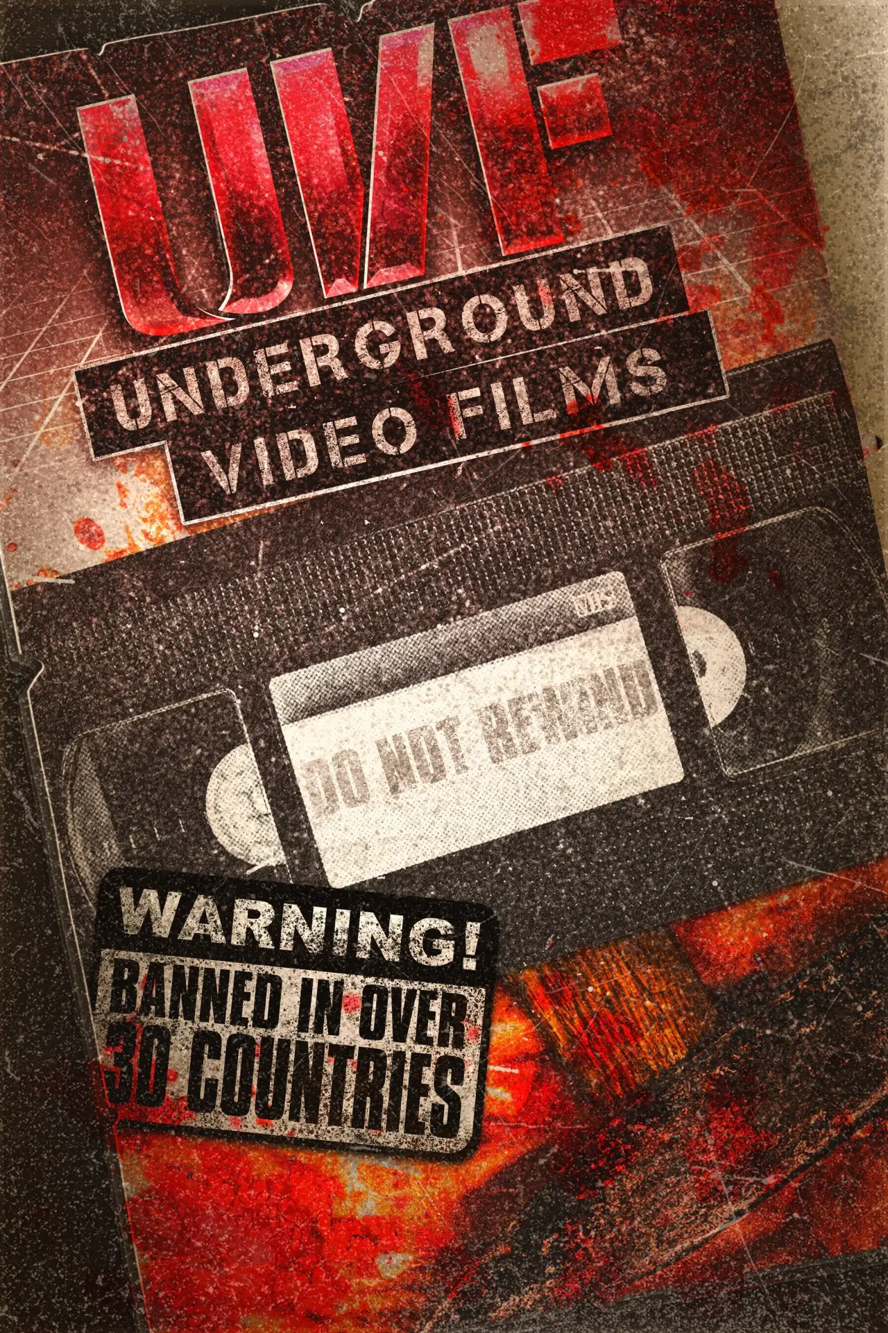 Movie poster "U.V.F: Underground Video Films"
