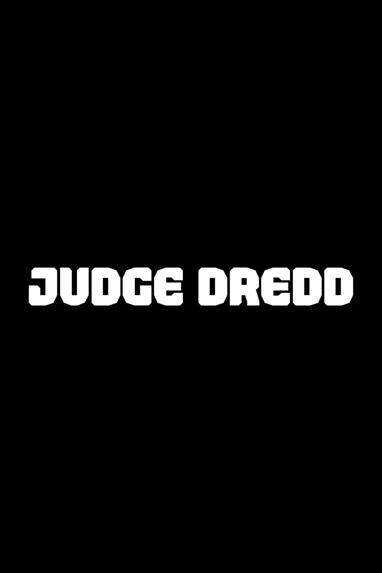 Movie poster "Untitled Judge Dredd Film"