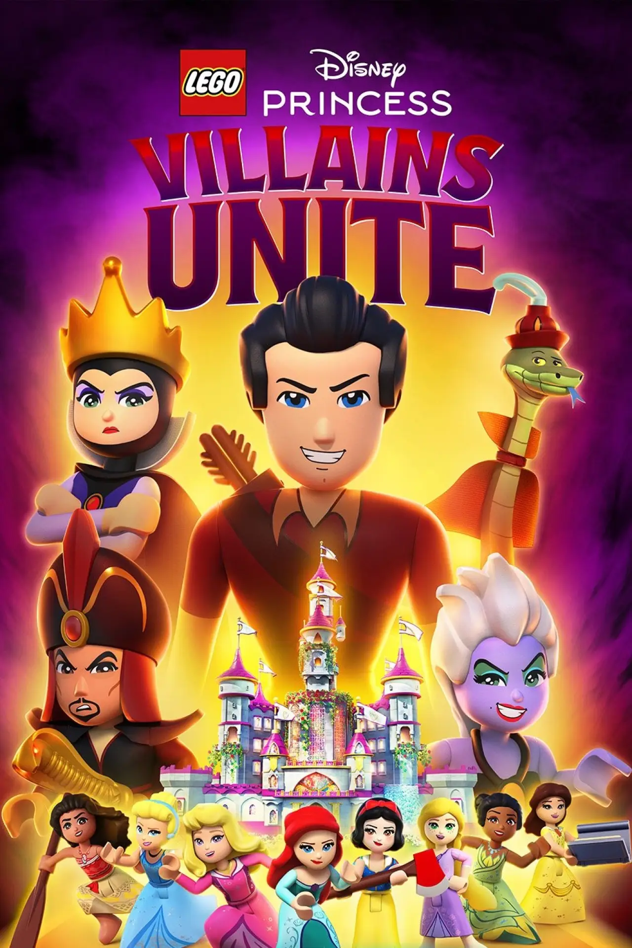 Movie poster "LEGO Disney Princess: Villains Unite"