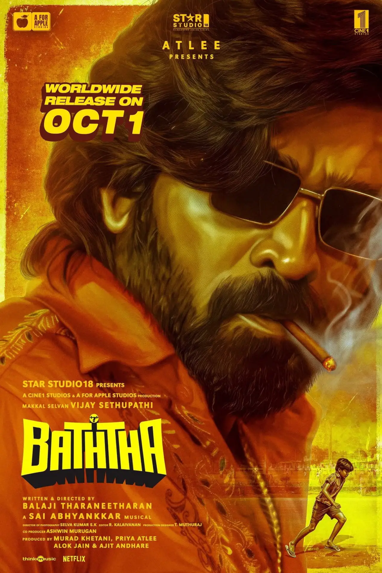 Movie poster "Baththa"