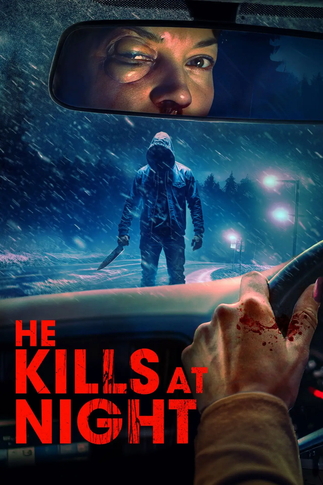 Movie poster "He Kills at Night"