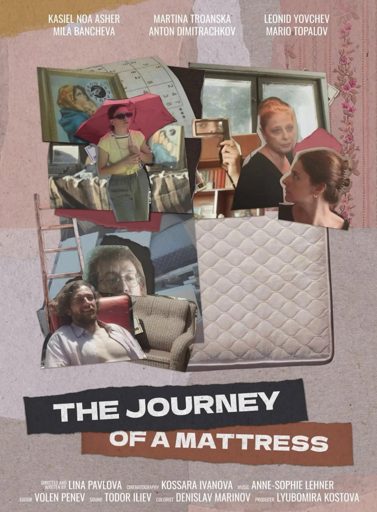 Movie poster "The Journey of a Mattress"