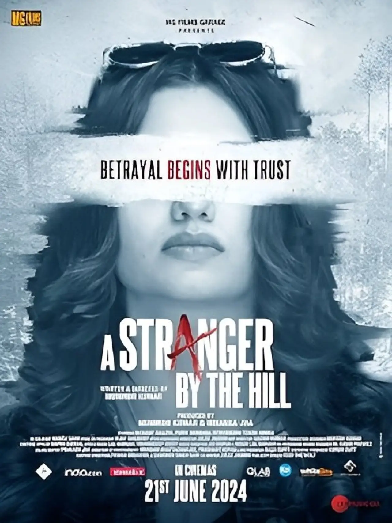 Movie poster "A Stranger by the Hill"
