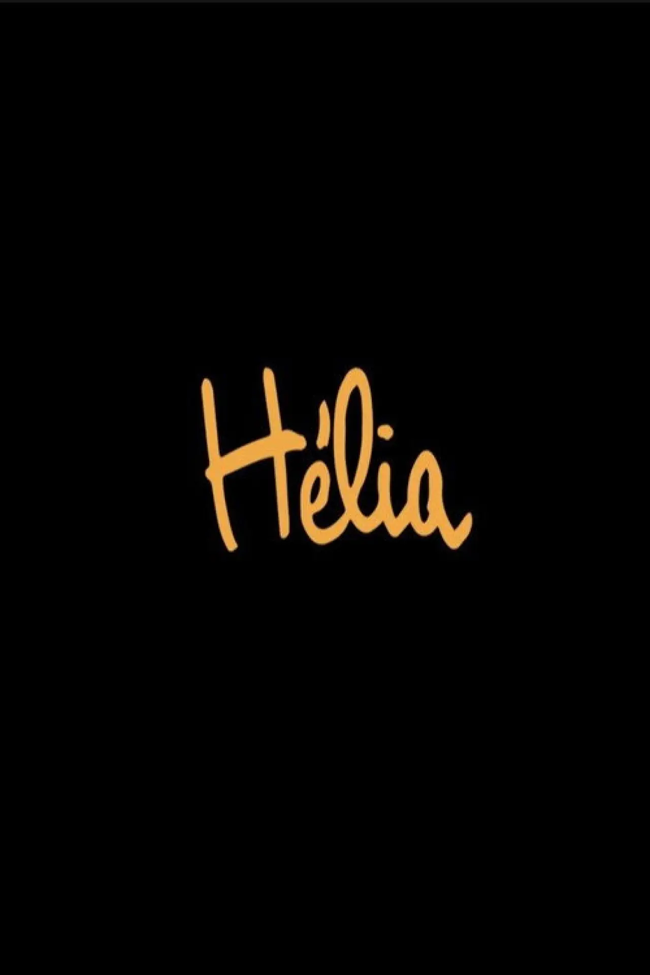 Movie poster "Hélia"