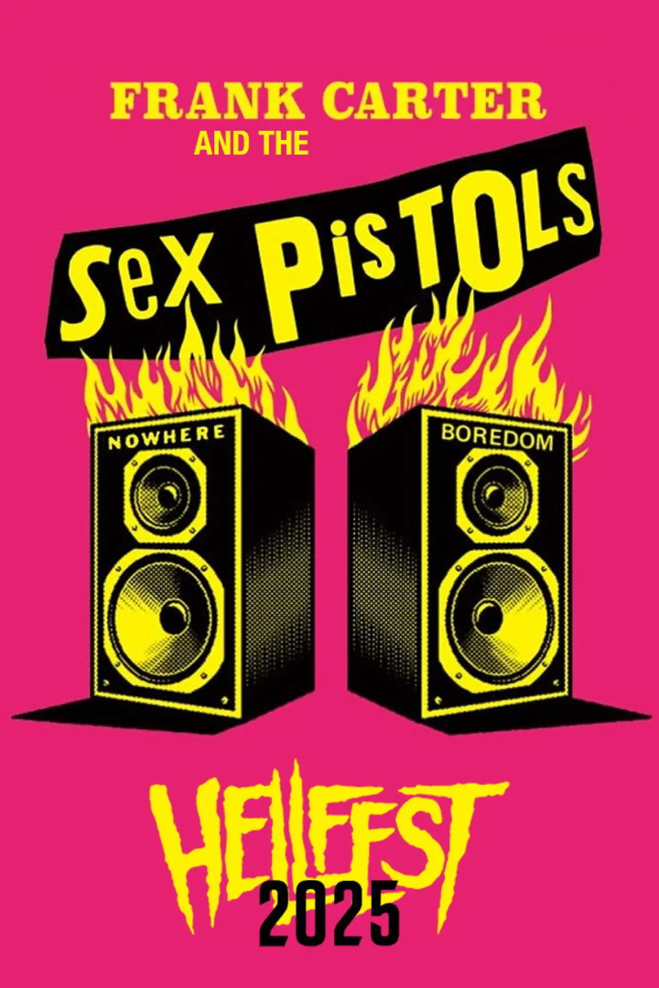Movie poster "Sex Pistols & Frank Carter @ Hellfest 2025"