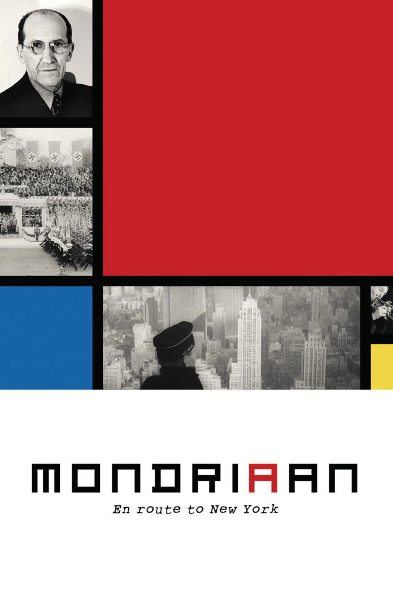 Movie poster "Mondria(a)n, en route to New York"