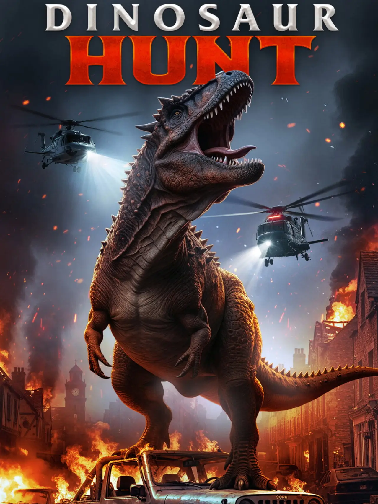 Movie poster "Dinosaur Hunt"