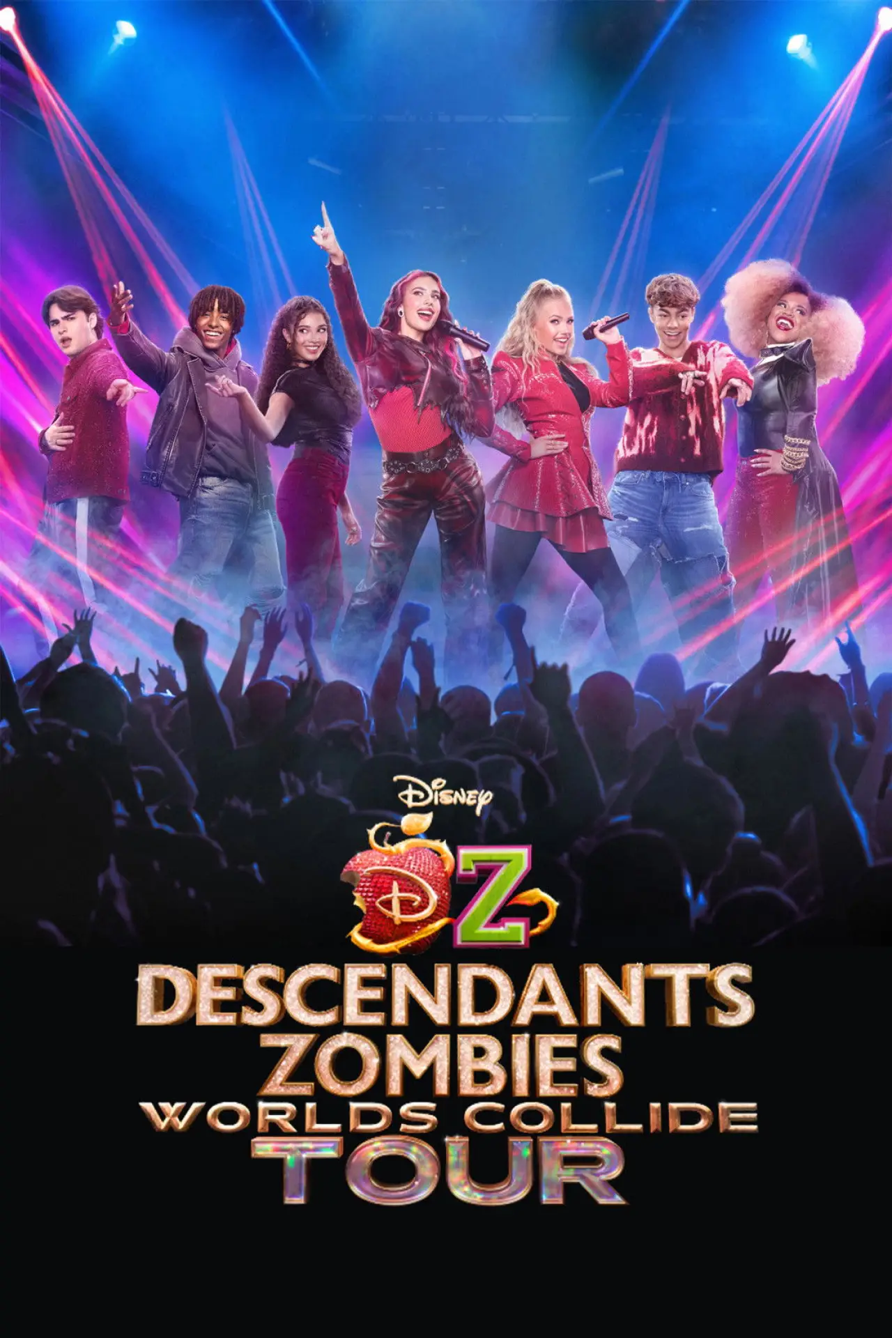 Movie poster "Descendants/ZOMBIES Worlds Collide - Concert Special"