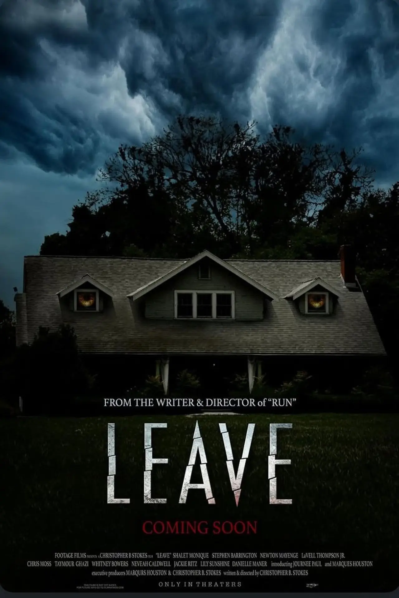Movie poster "Leave"
