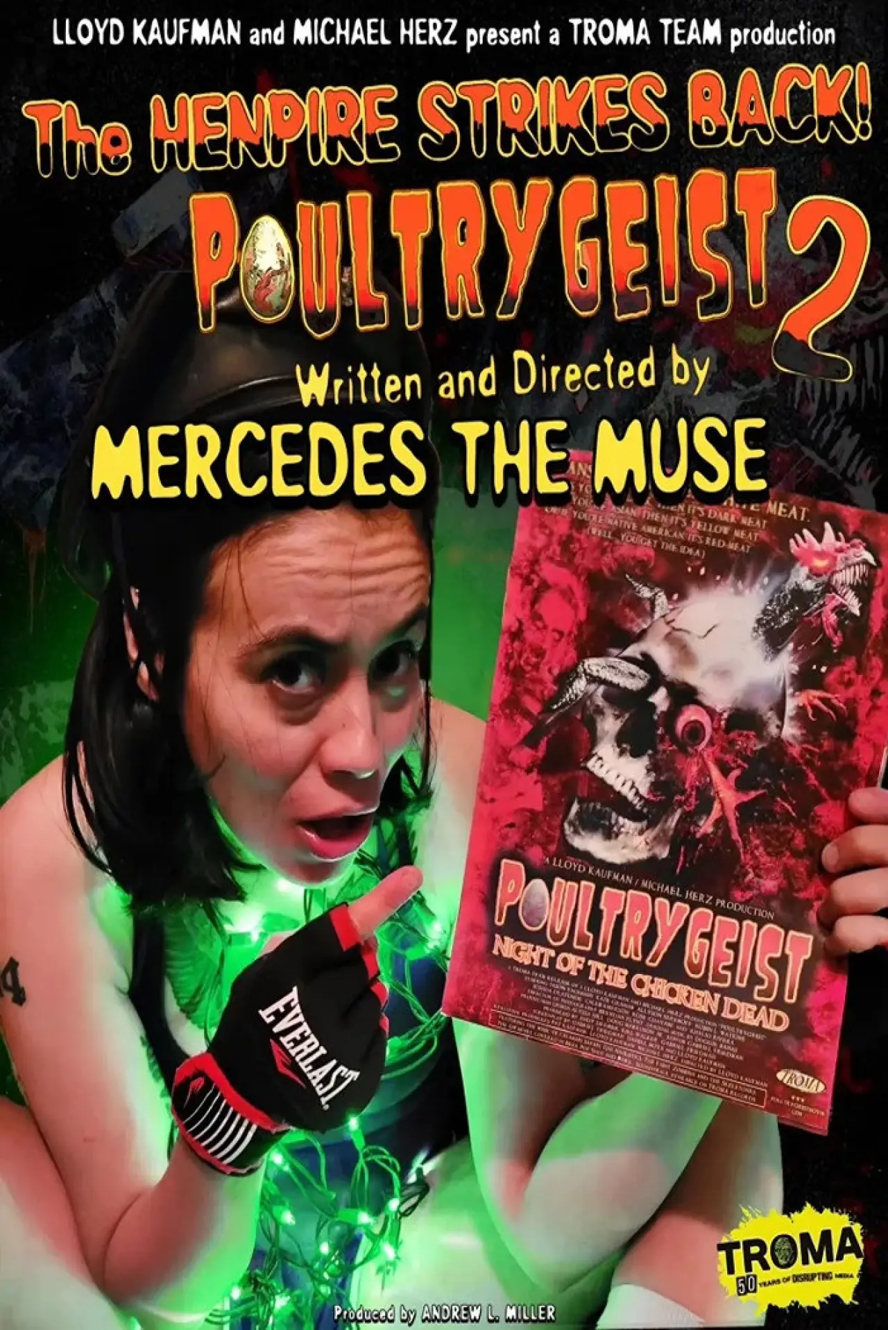 Movie poster "Poultrygeist 2: Dawn of the Chicken Dead"