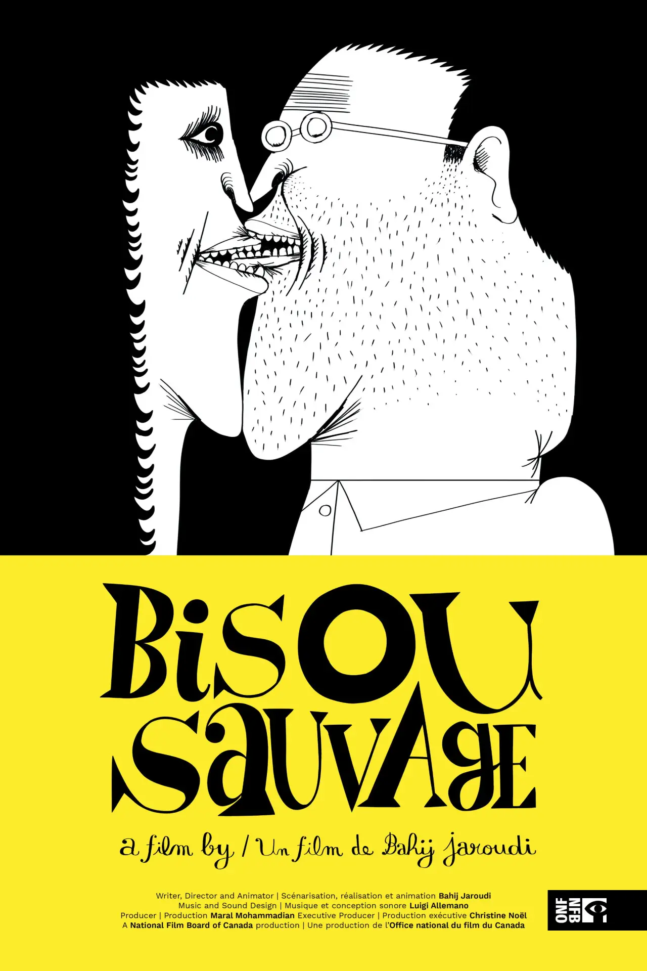 Movie poster "Bisou Sauvage"