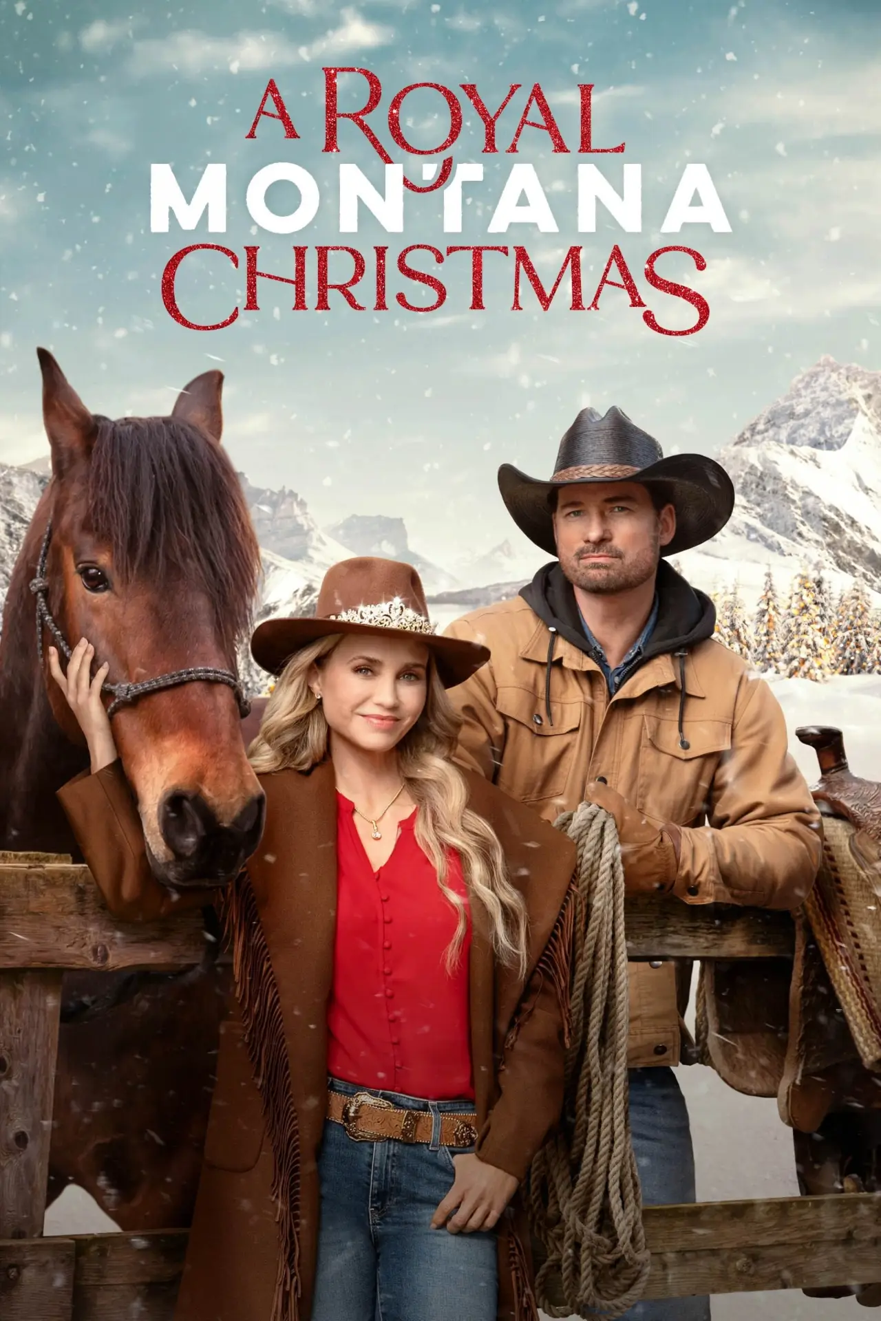 Movie poster "A Royal Montana Christmas"