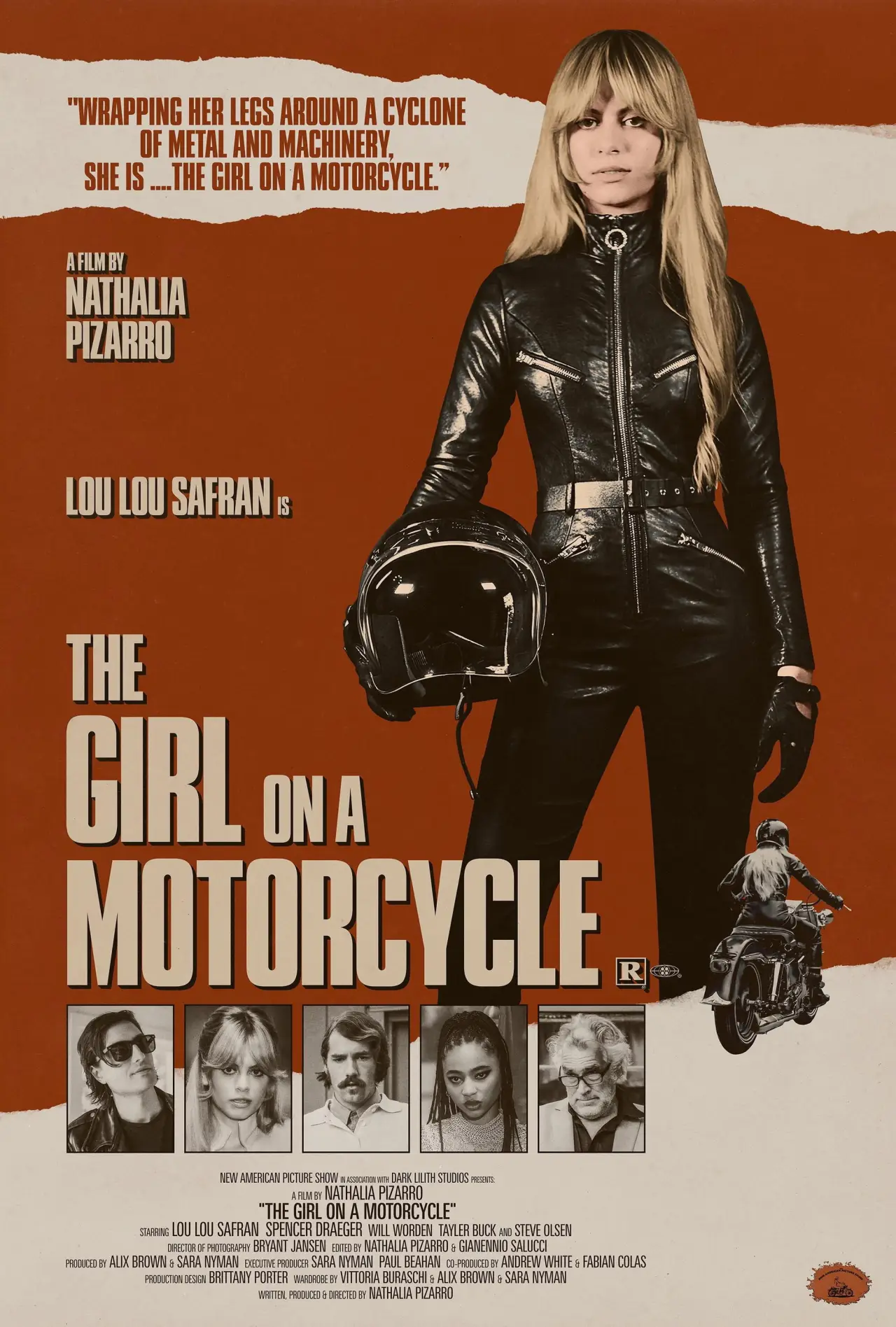 Movie poster "The Girl on A Motorcycle"