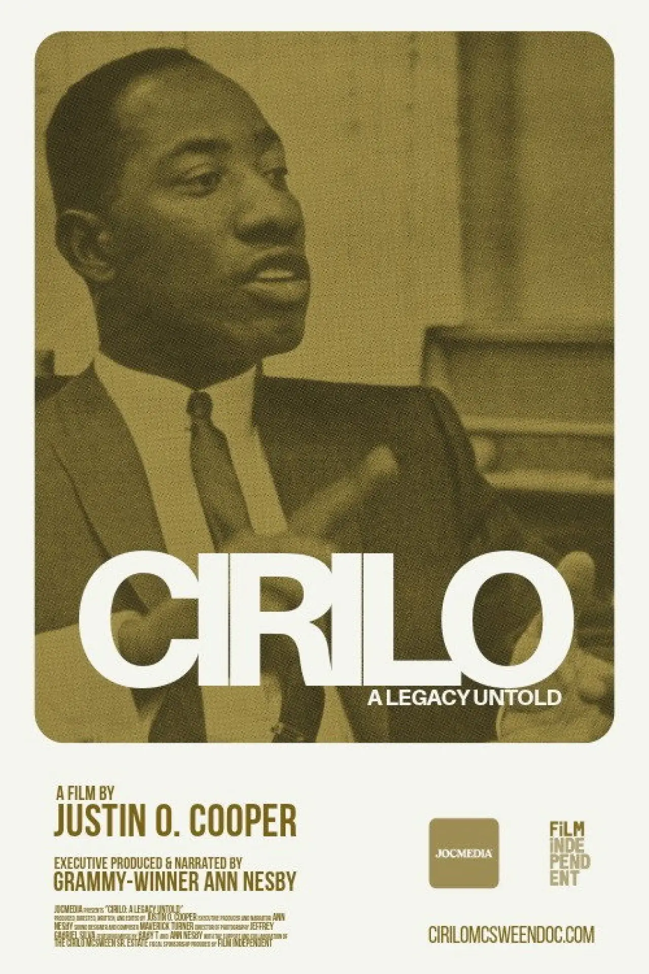 Movie poster "CIRILO, A Legacy Untold"