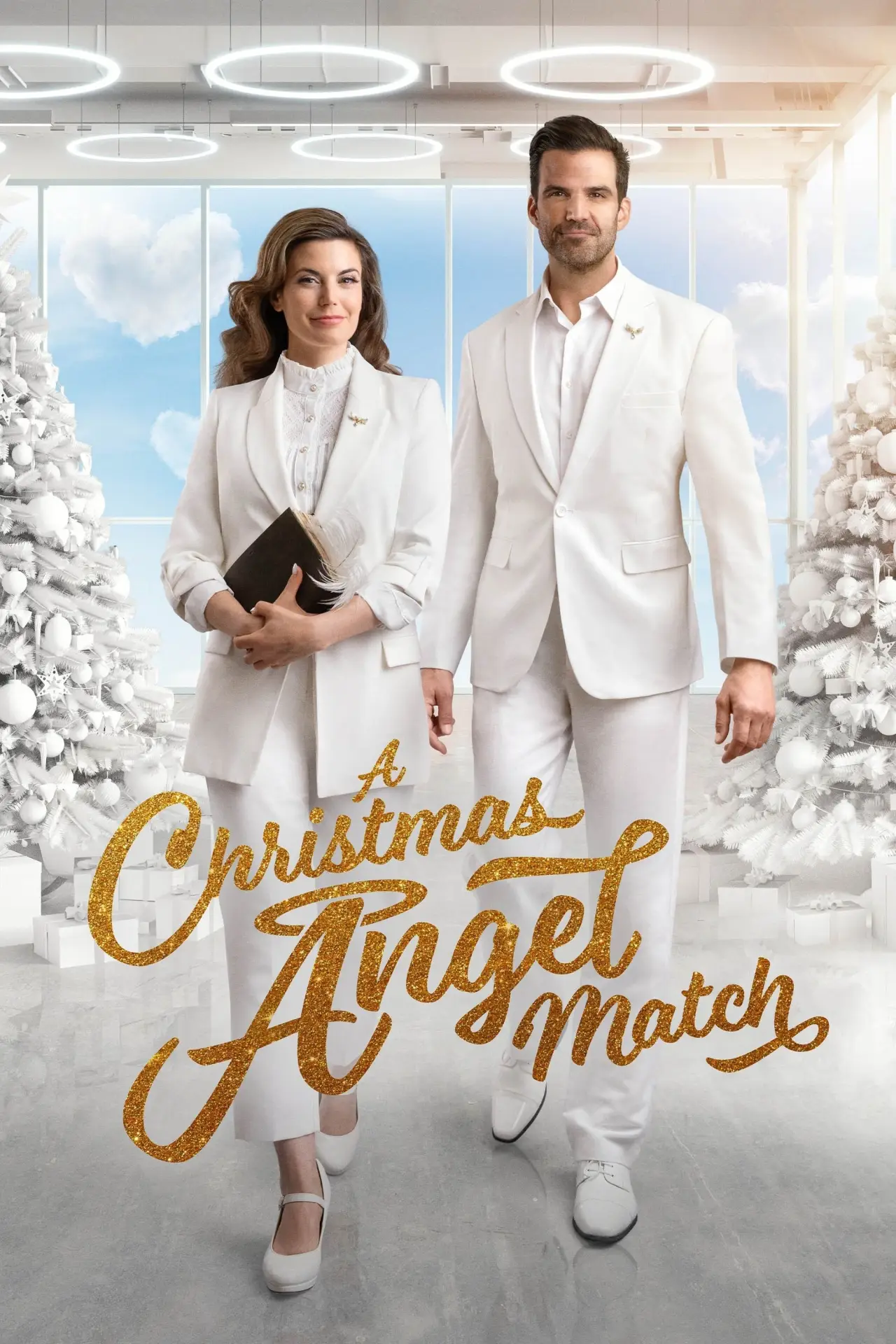 Movie poster "A Christmas Angel Match"