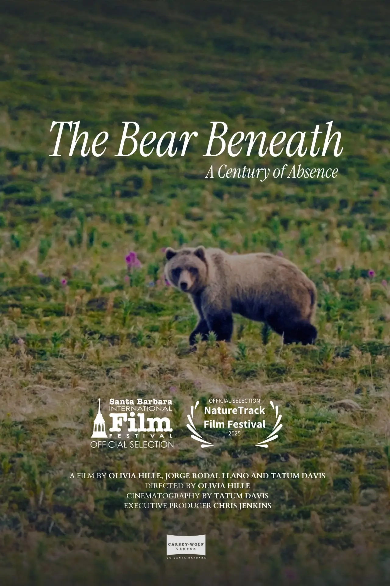 Movie poster "The Bear Beneath"